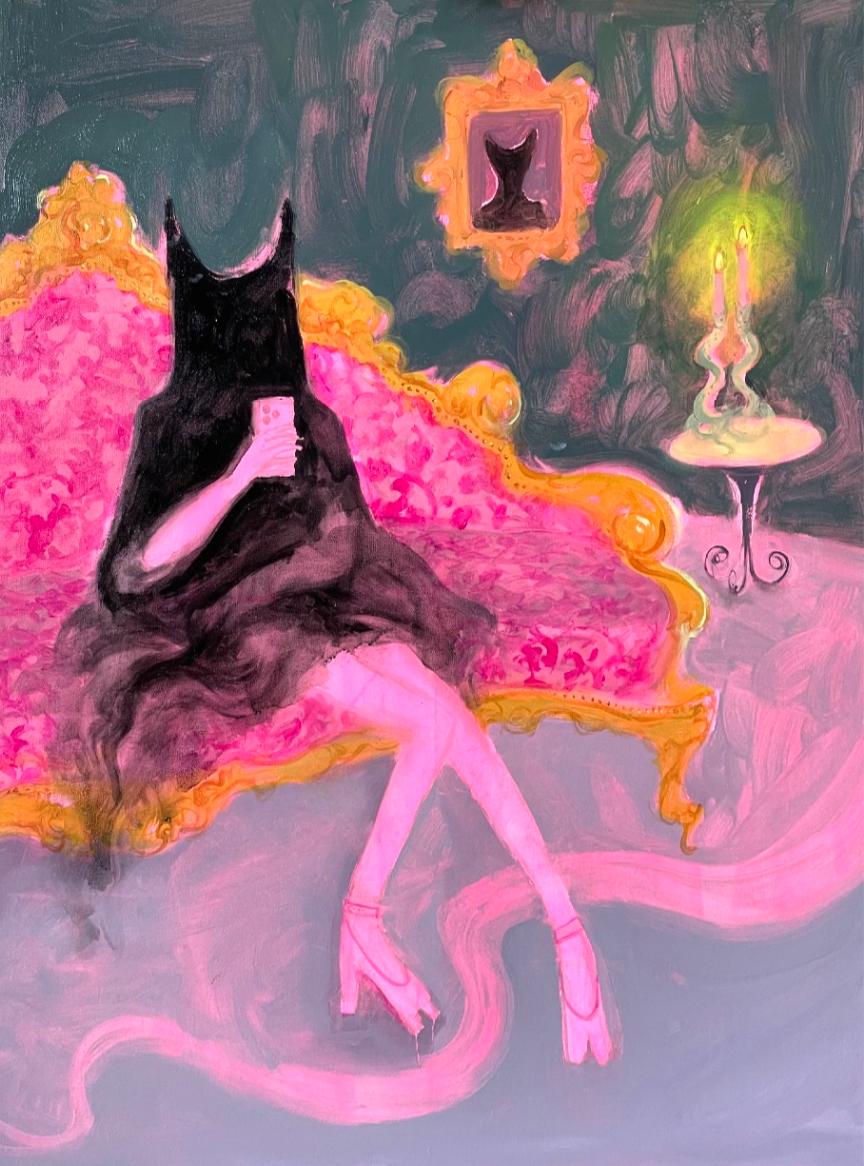 Búsqueda, 90x70 cm, óleo sobre lienzo - Art de Natalya Dyukova