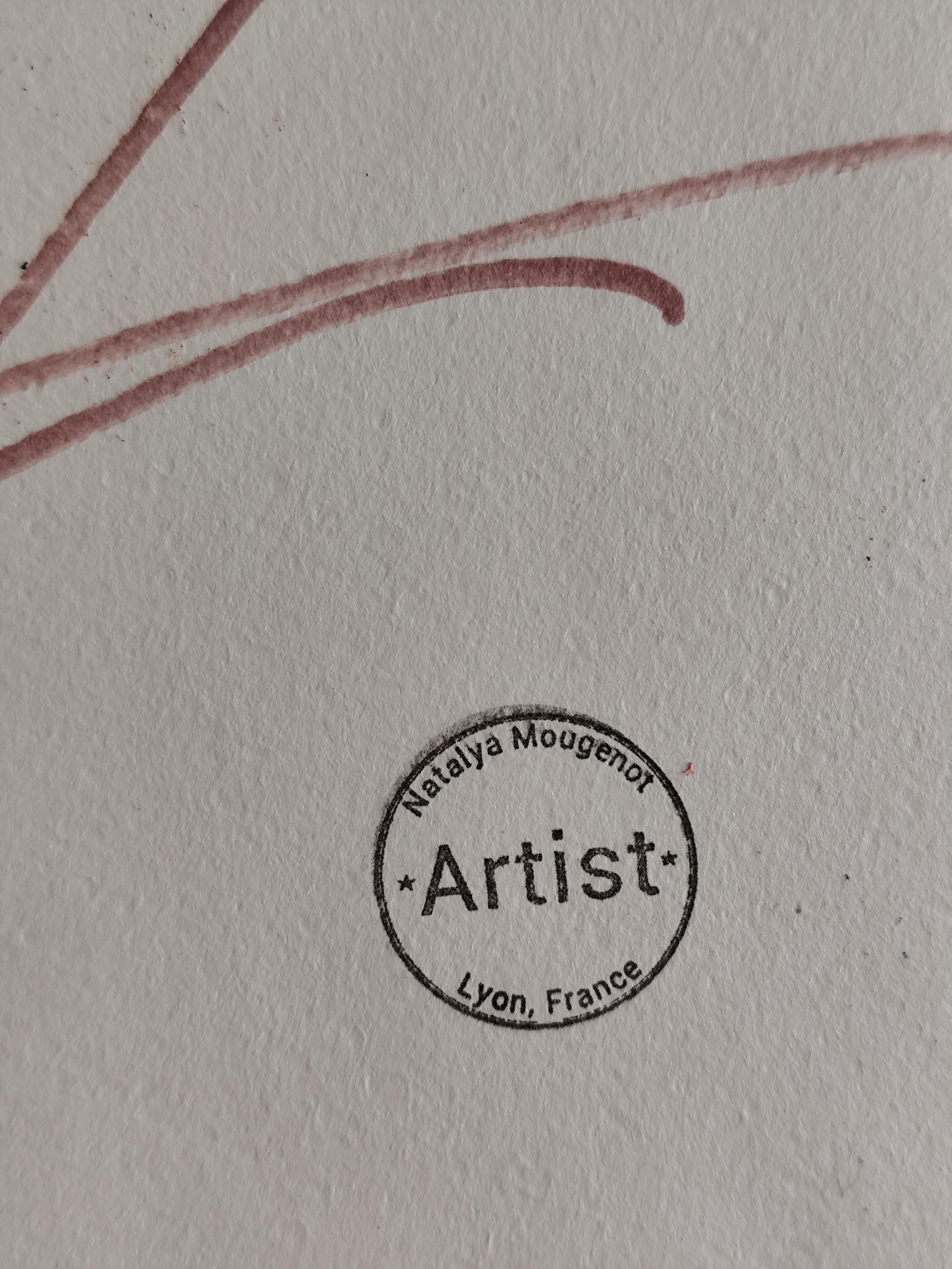 Pittura acrilica floreale 