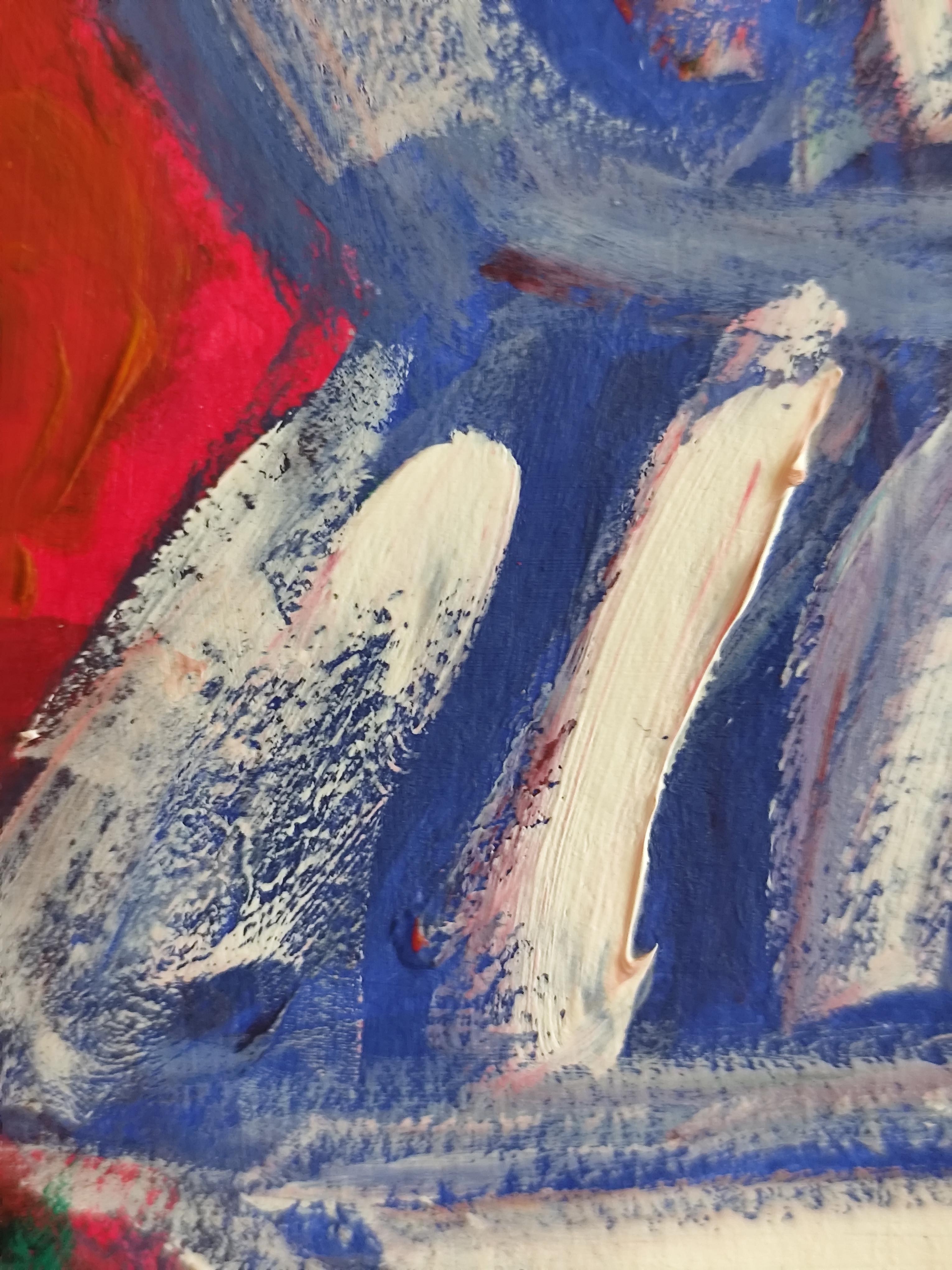 Pittura acrilica floreale 