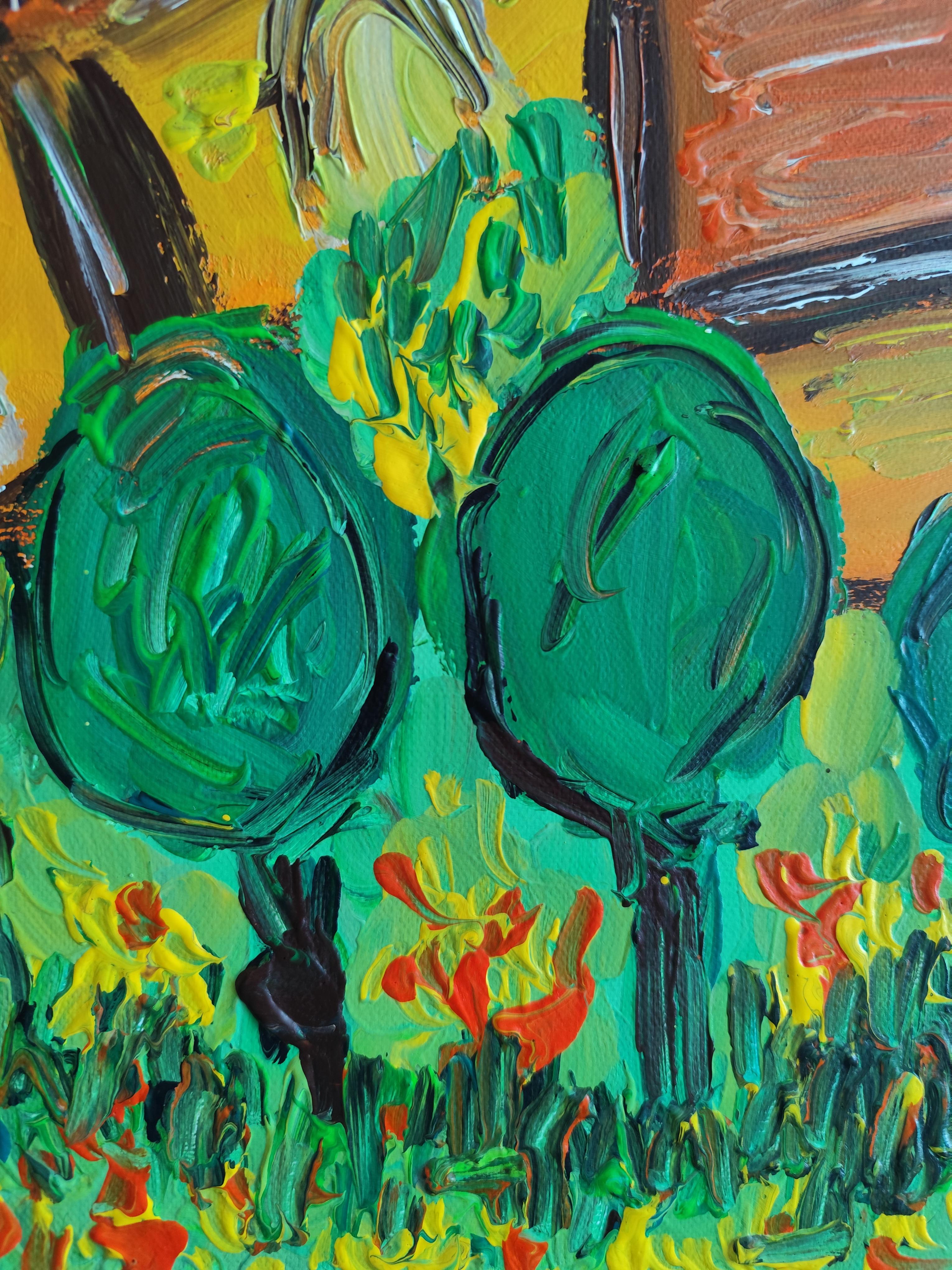 Quadro contemporaneo su tela 