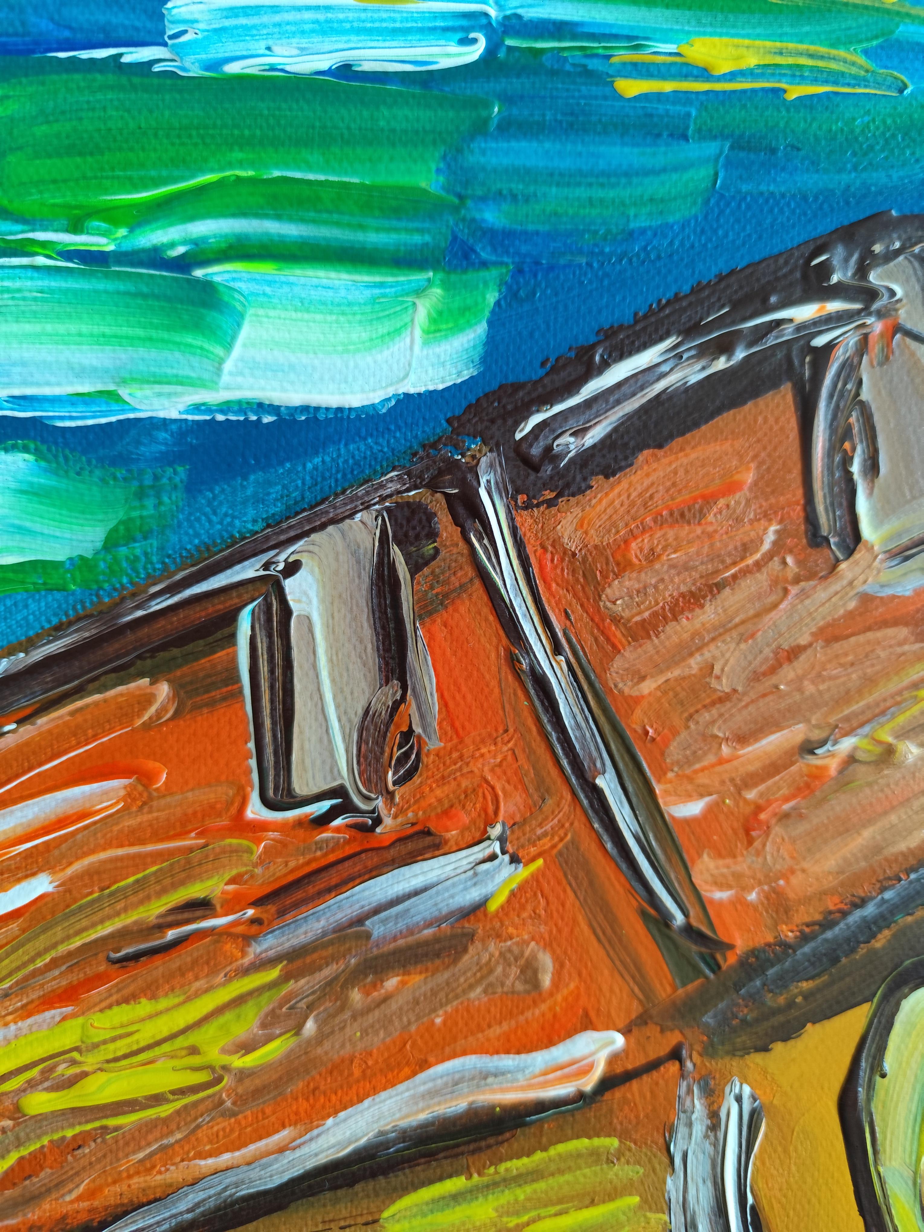 Quadro contemporaneo su tela 