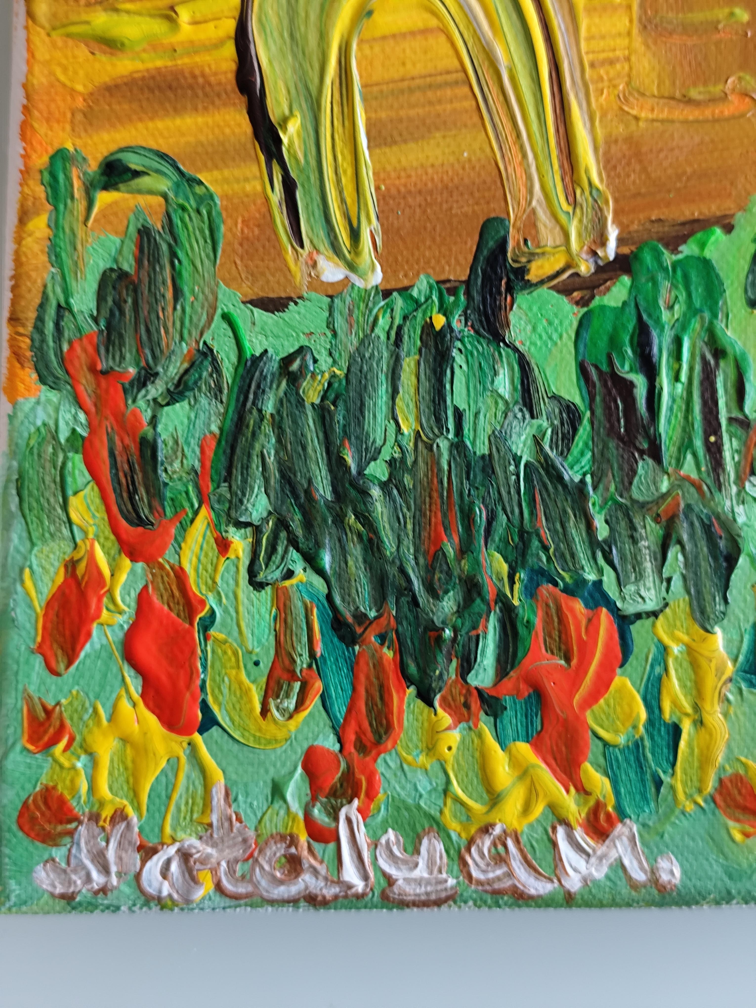 Quadro contemporaneo su tela 