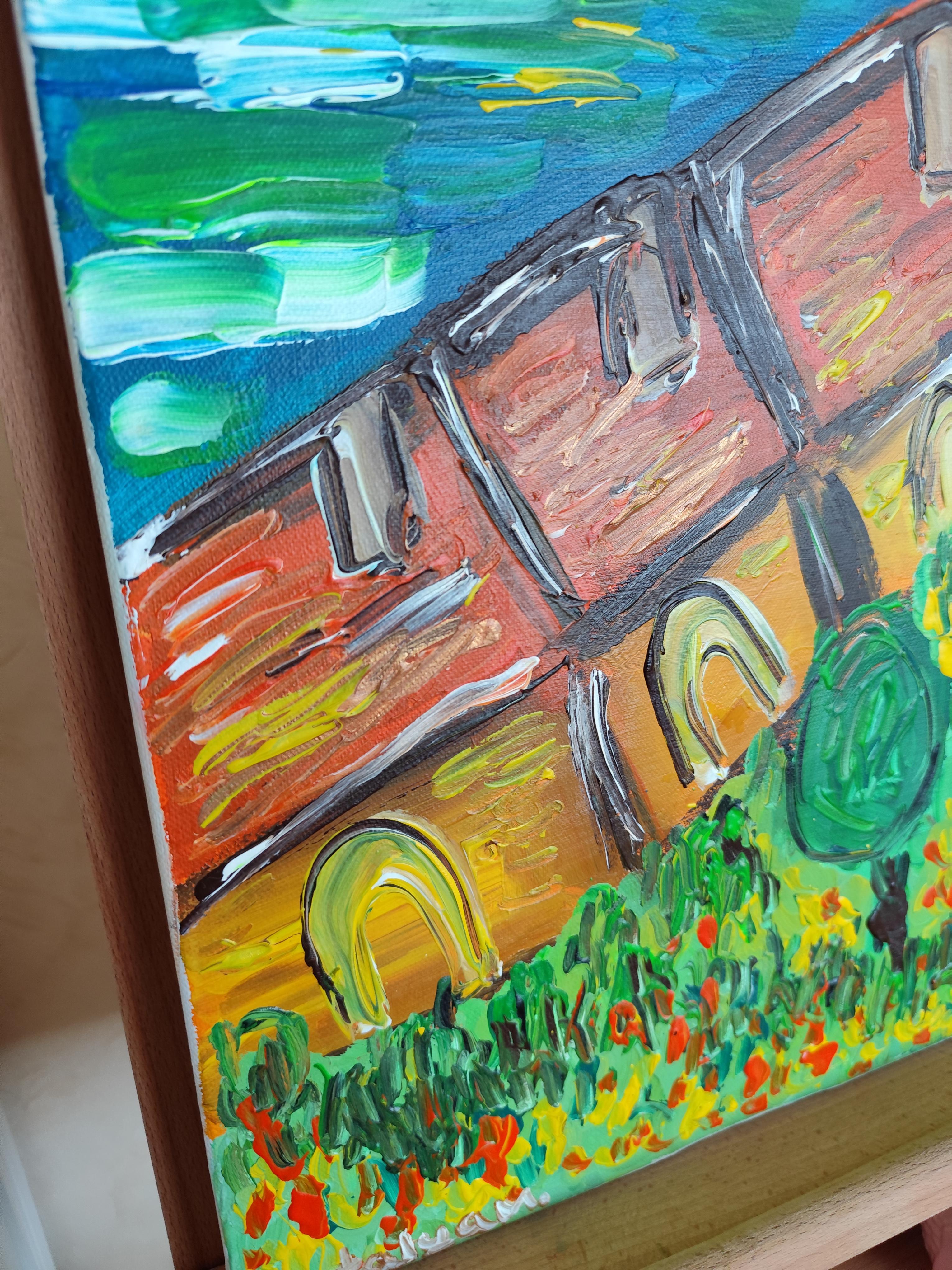 Quadro contemporaneo su tela 