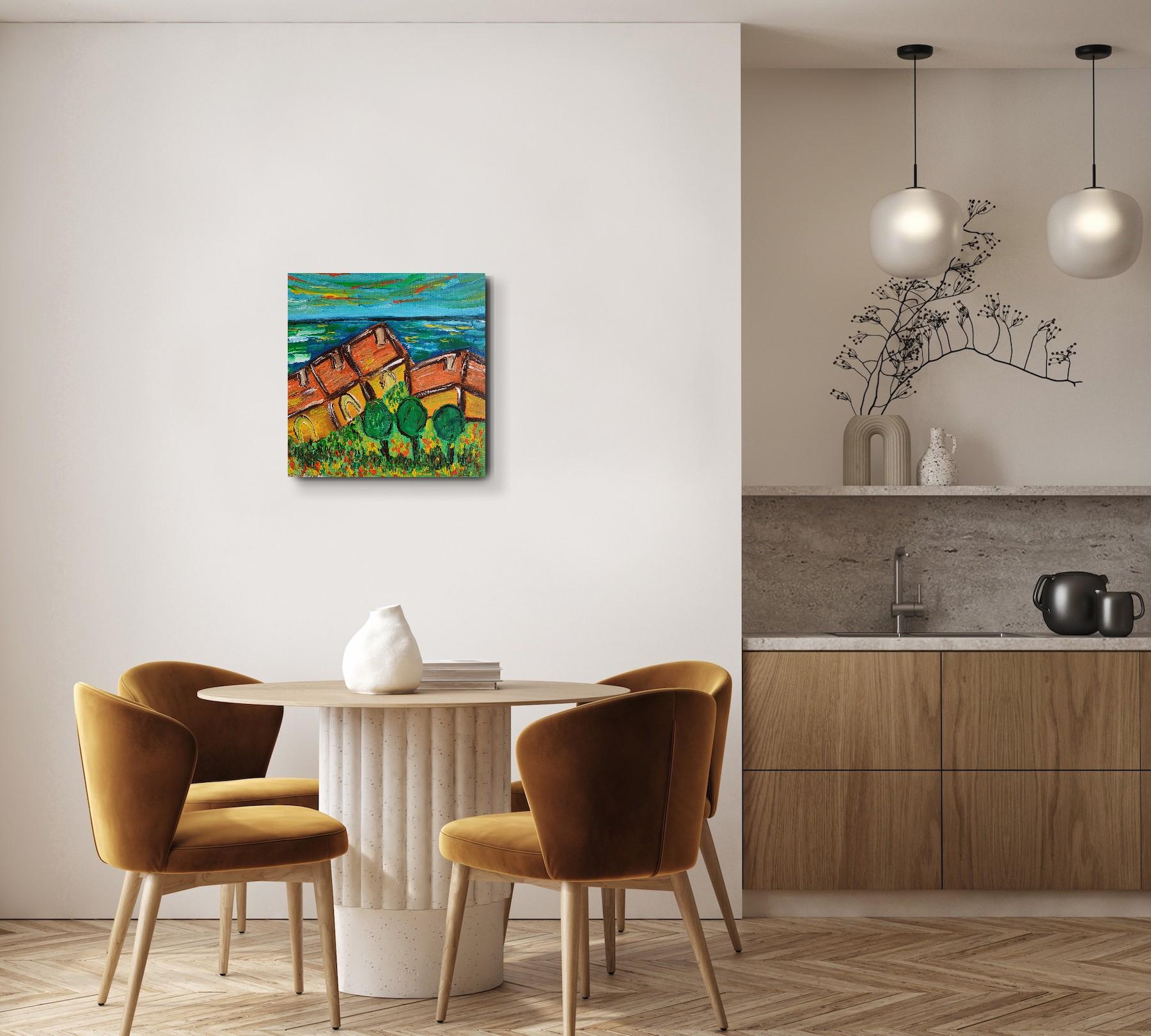 Quadro contemporaneo su tela 
