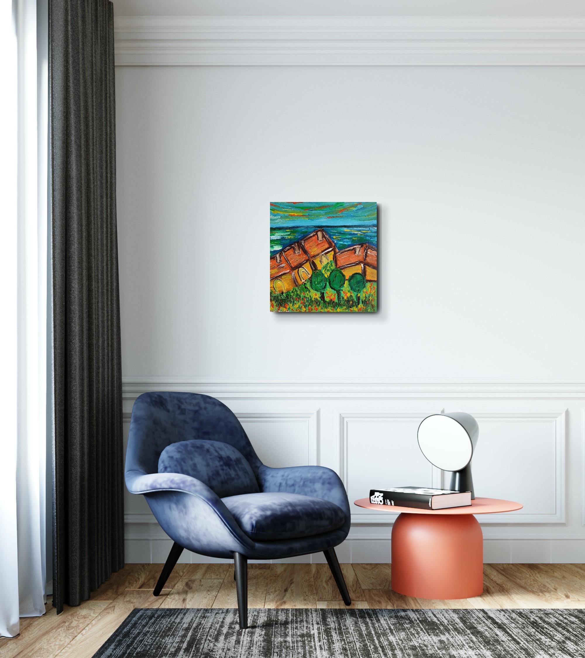 Quadro contemporaneo su tela 