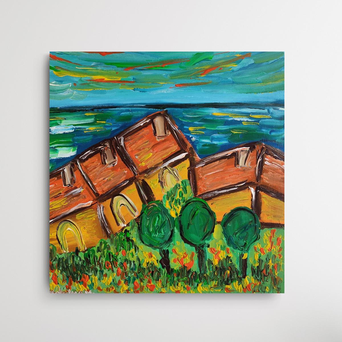 Quadro contemporaneo su tela 