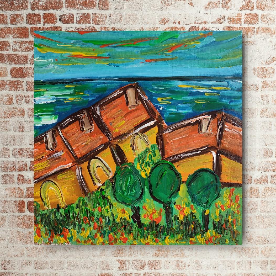 Quadro contemporaneo su tela 