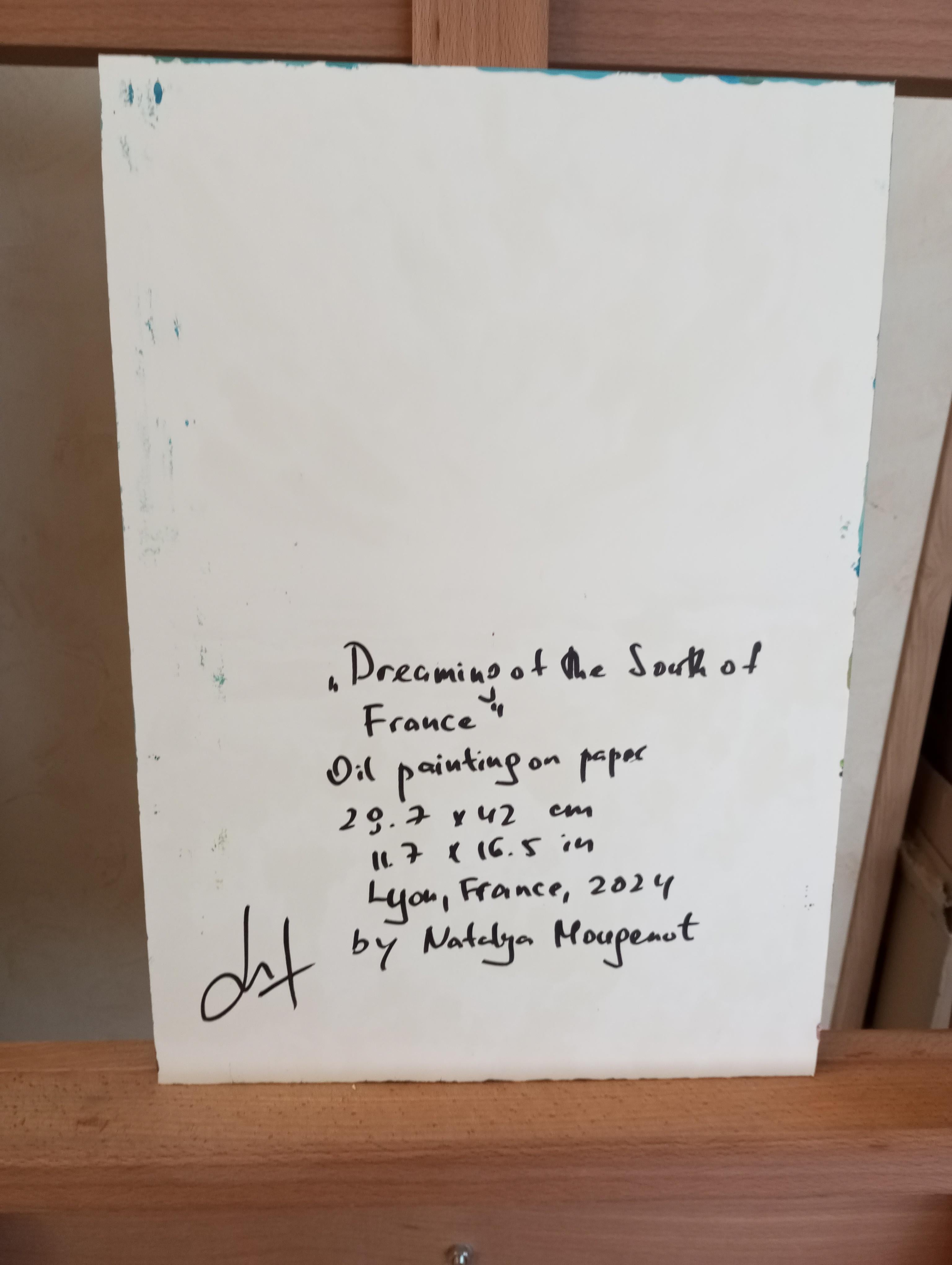 Quadro impressionista su carta Nature 