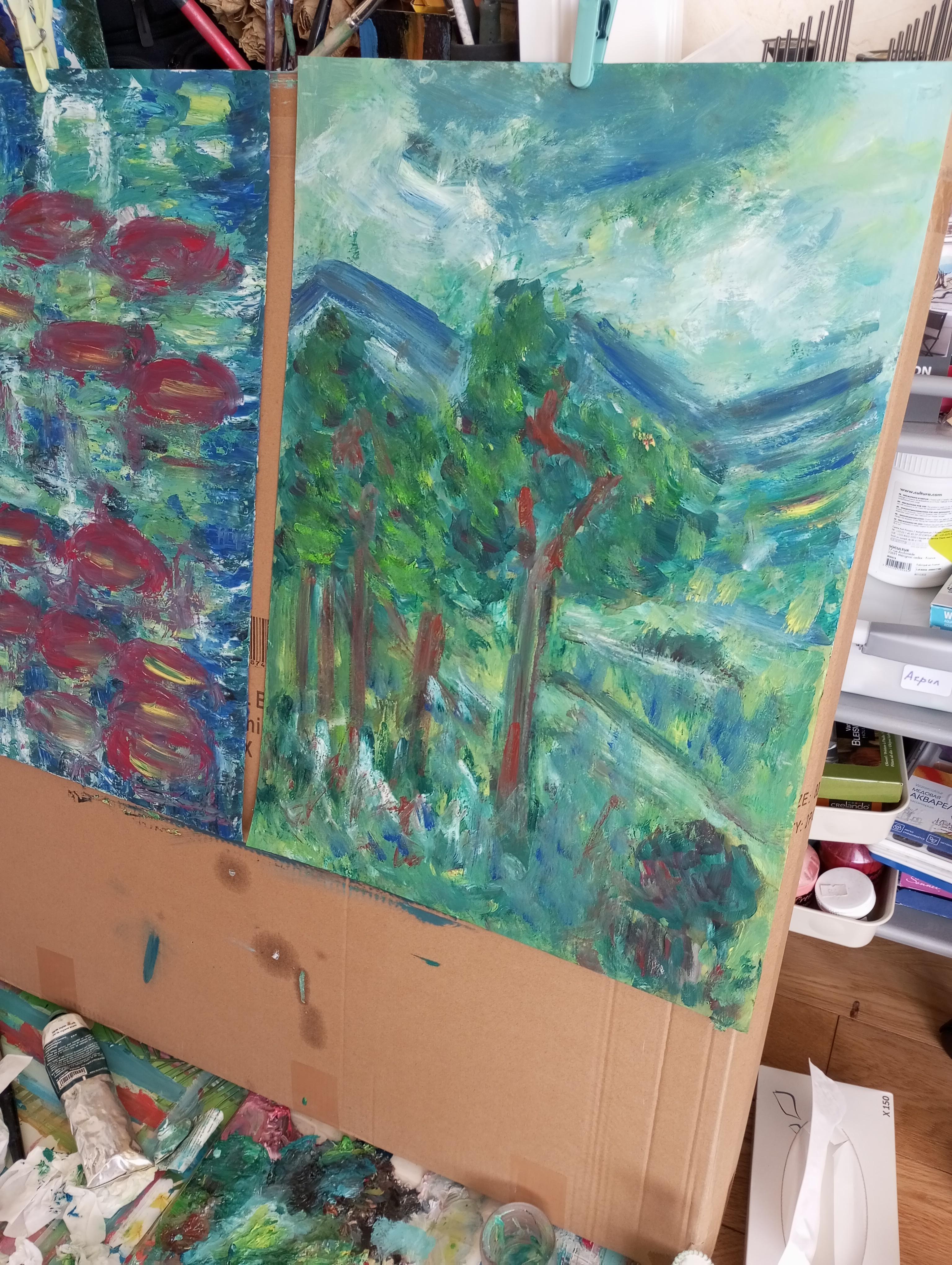 Dear art lover,

I enjoy working on semi-abstract artworks with a touch of impressionism.

This is the one of the artworks which was inspired by the beauty of the south of France and in particularly, by Provence region. I was certainly inspired by