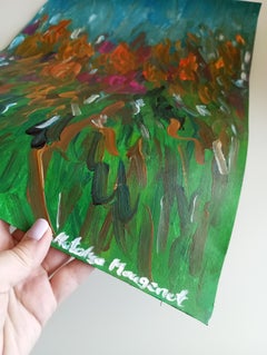 Expressive vibrant colorful painting "Energy of Nature"