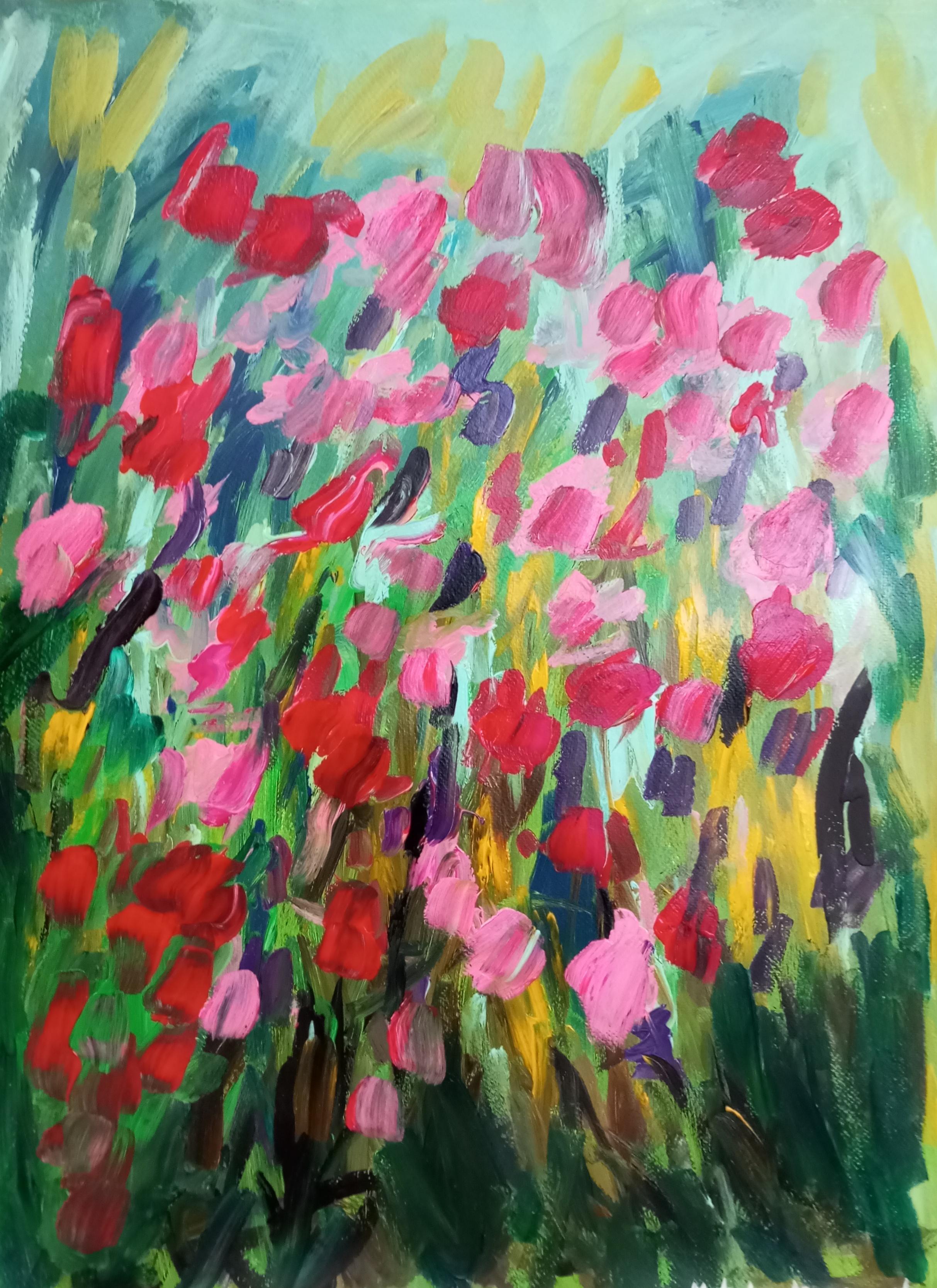 Natalya Mougenot  Interior Painting - "Florescence"