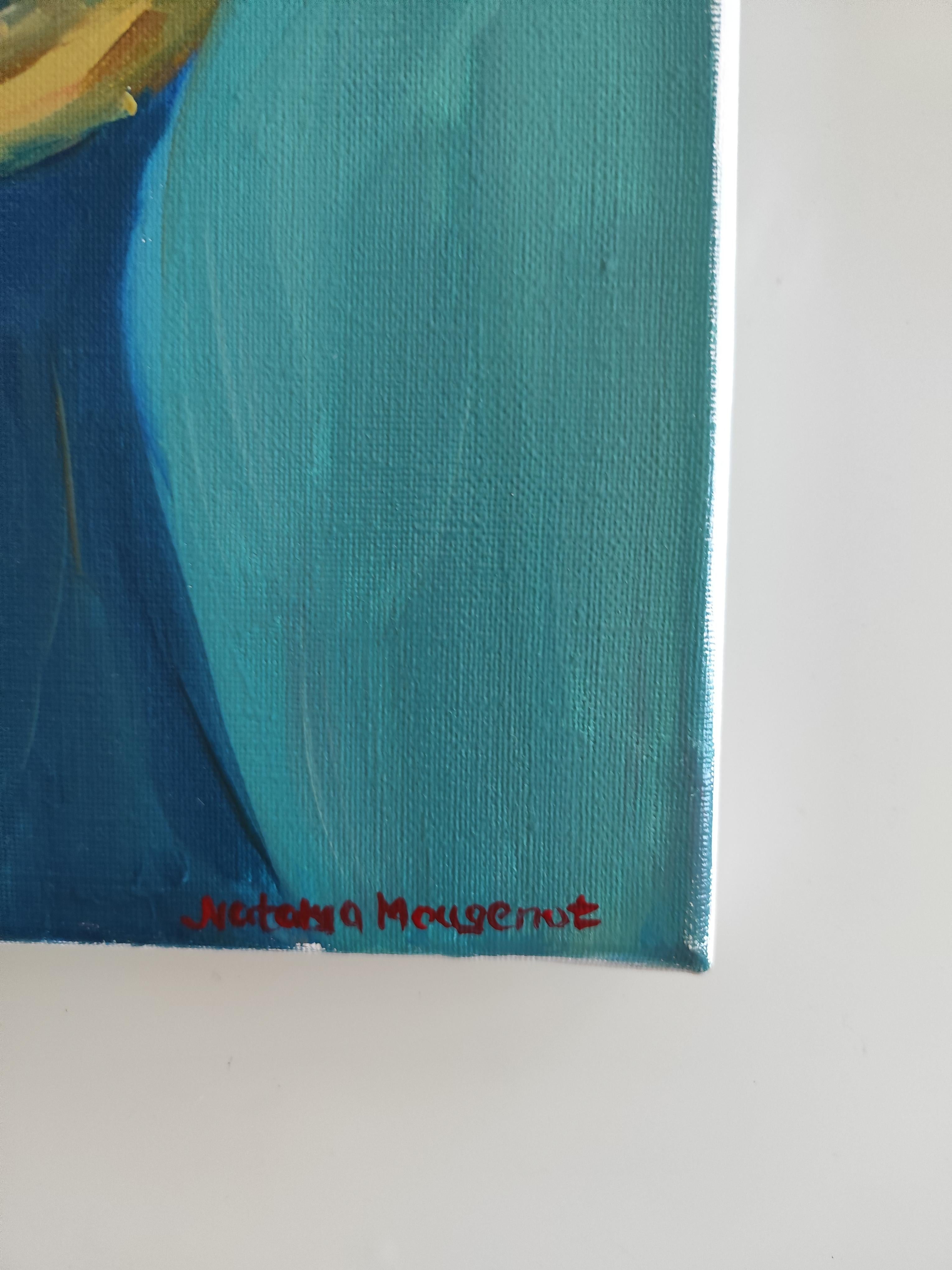 Quadro ad olio figurativo contemporaneo 