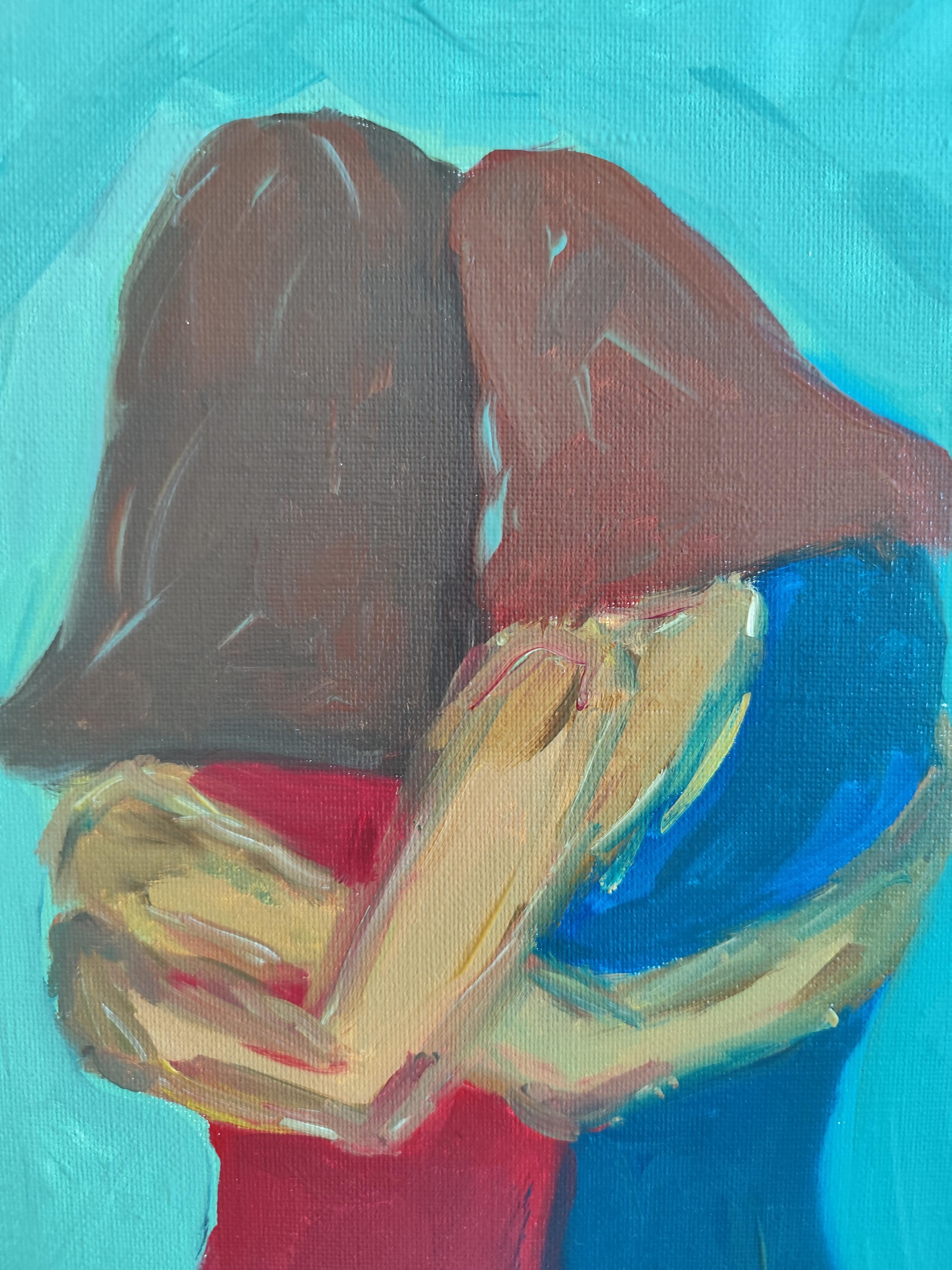 Quadro ad olio figurativo contemporaneo 