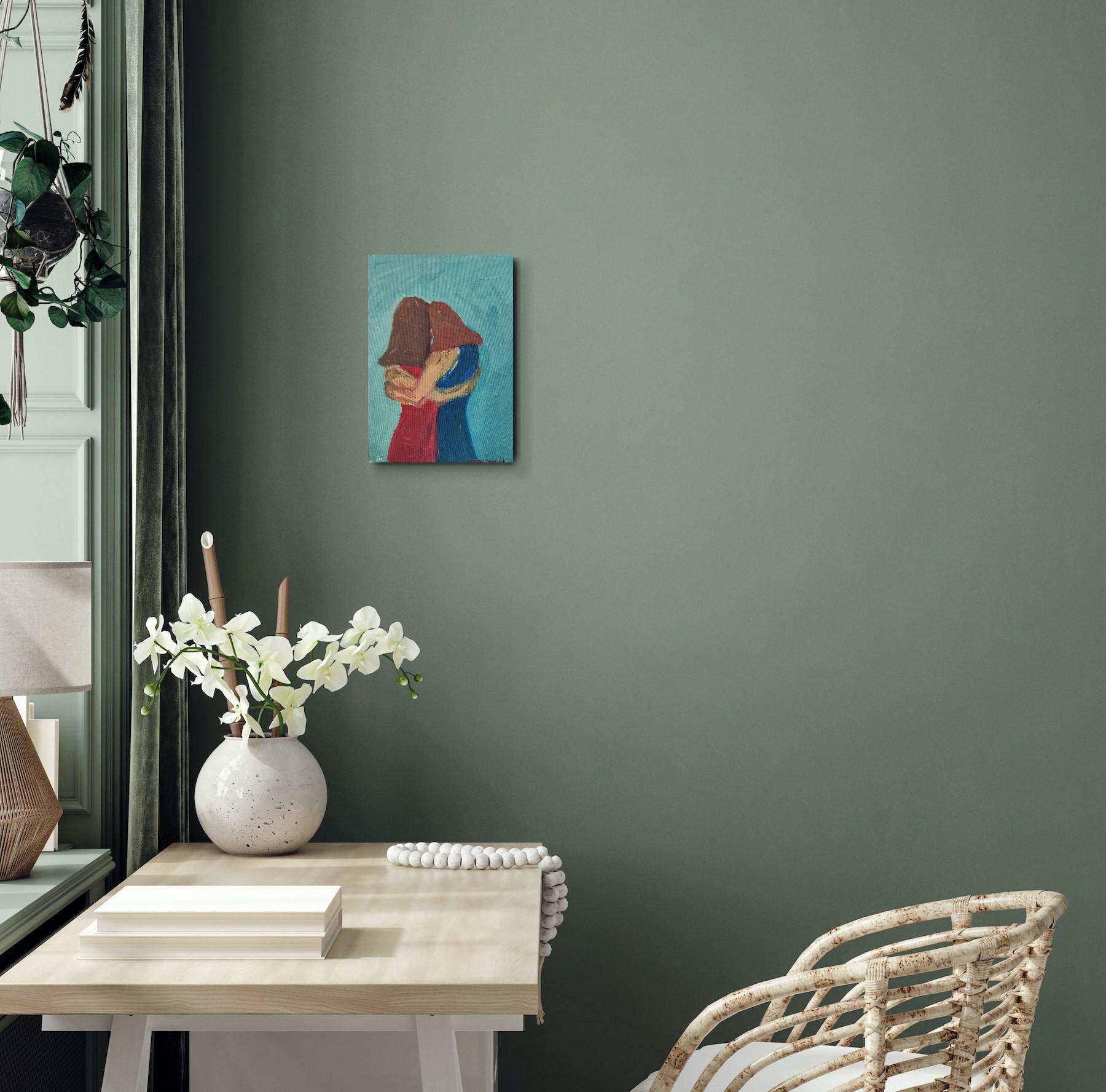 Quadro ad olio figurativo contemporaneo 