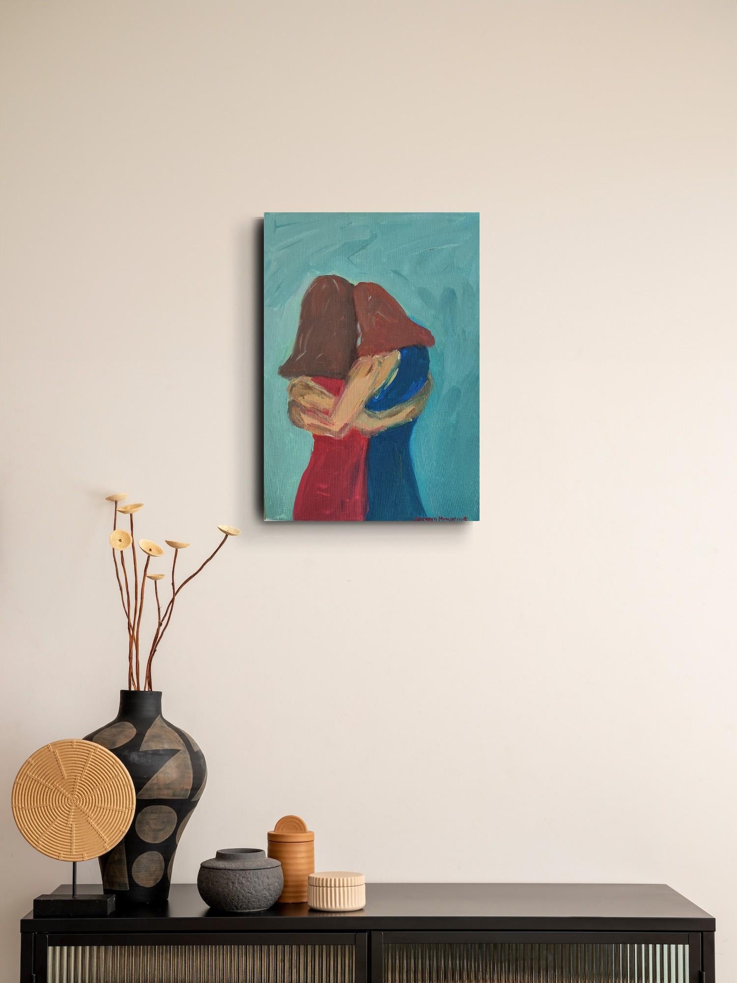 Quadro ad olio figurativo contemporaneo 