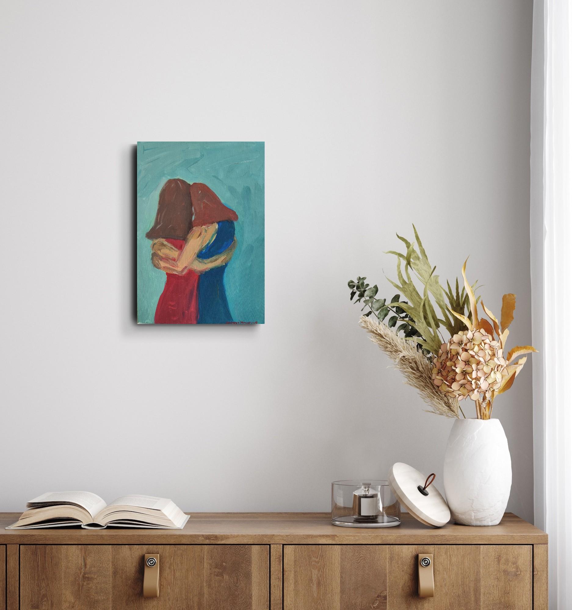 Quadro ad olio figurativo contemporaneo 