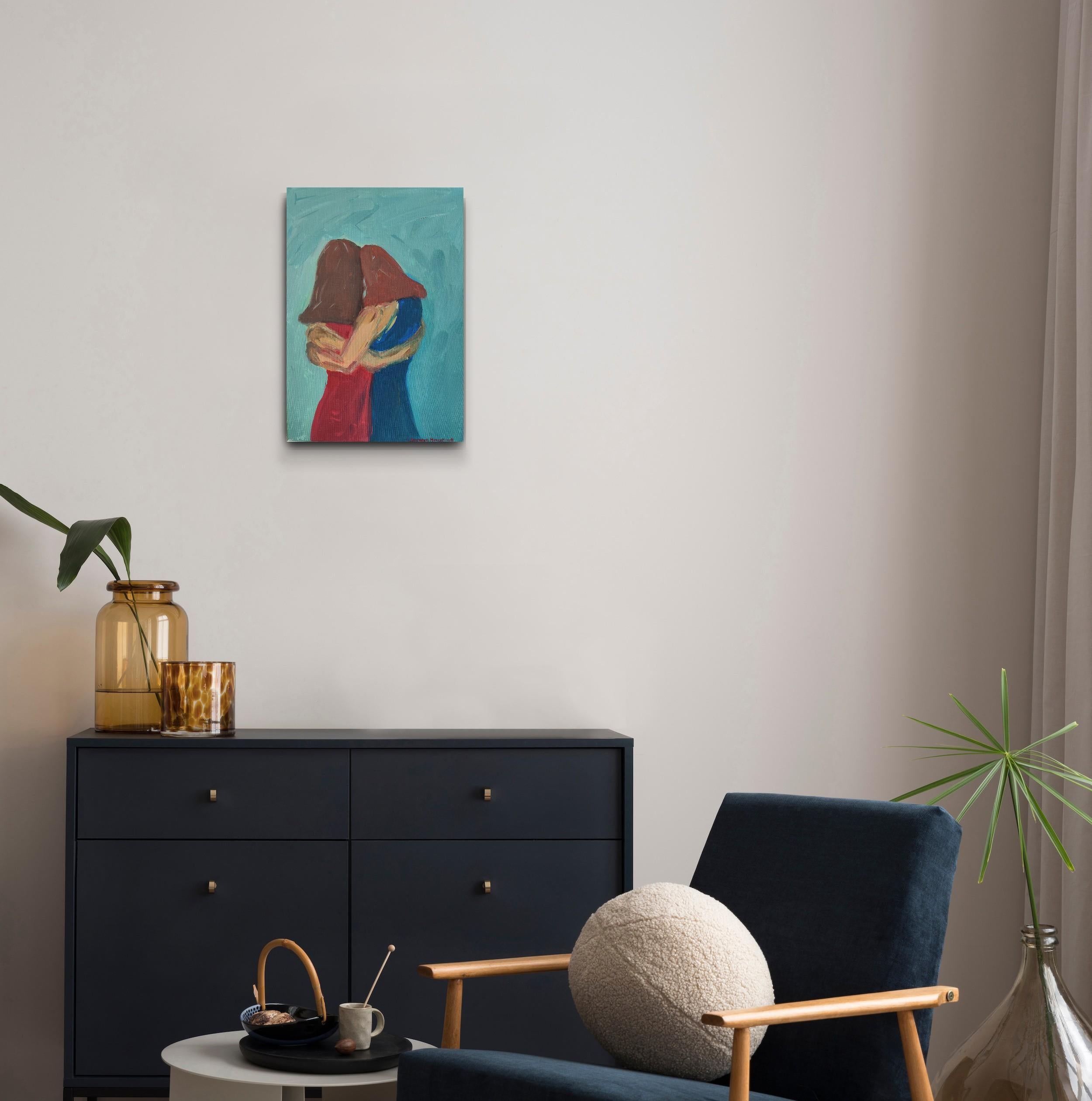Quadro ad olio figurativo contemporaneo 