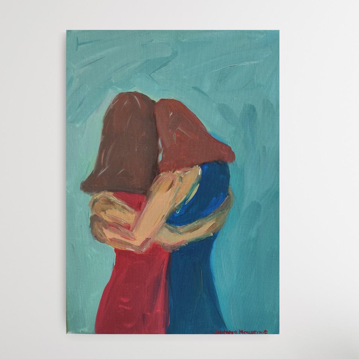 Quadro ad olio figurativo contemporaneo 
