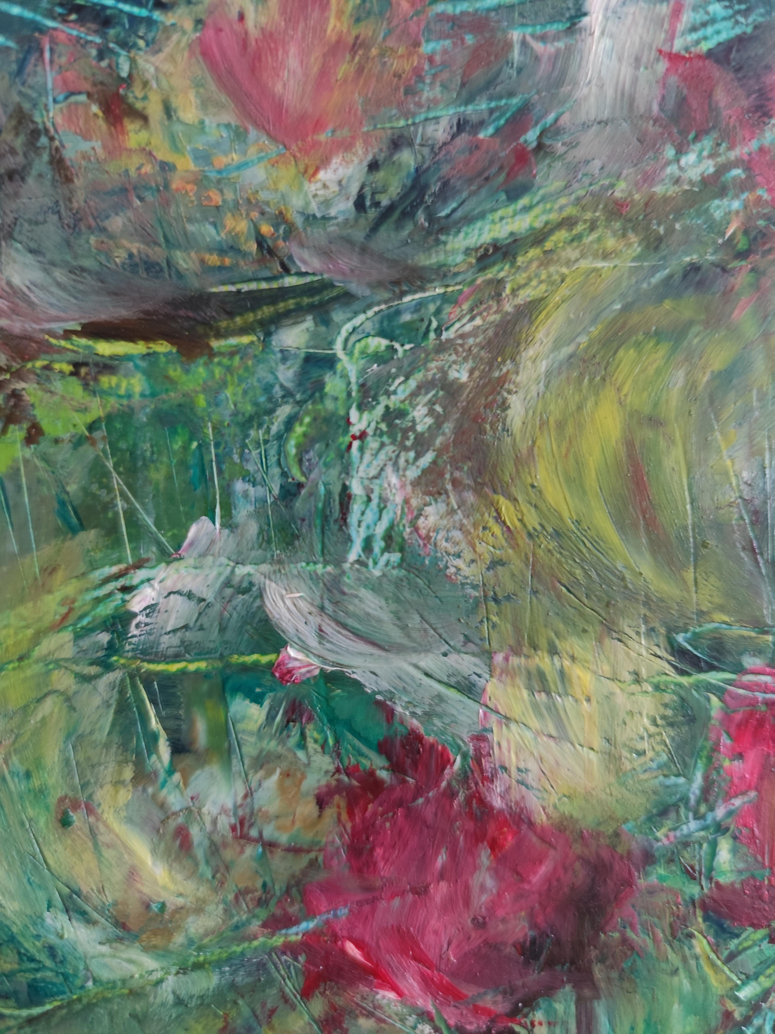 Pintura al óleo impresionista Cartón 
