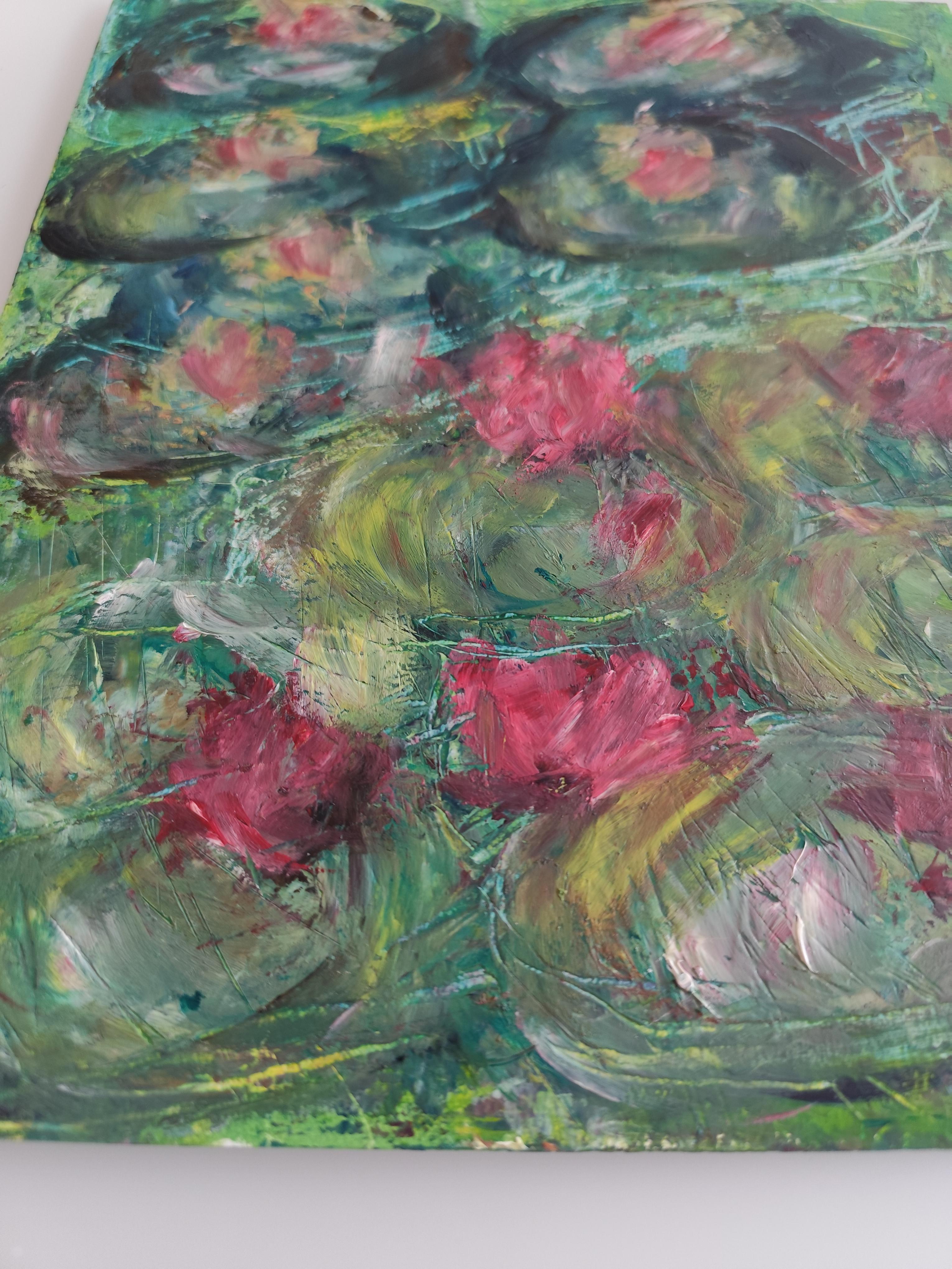 Pintura al óleo impresionista Cartón 