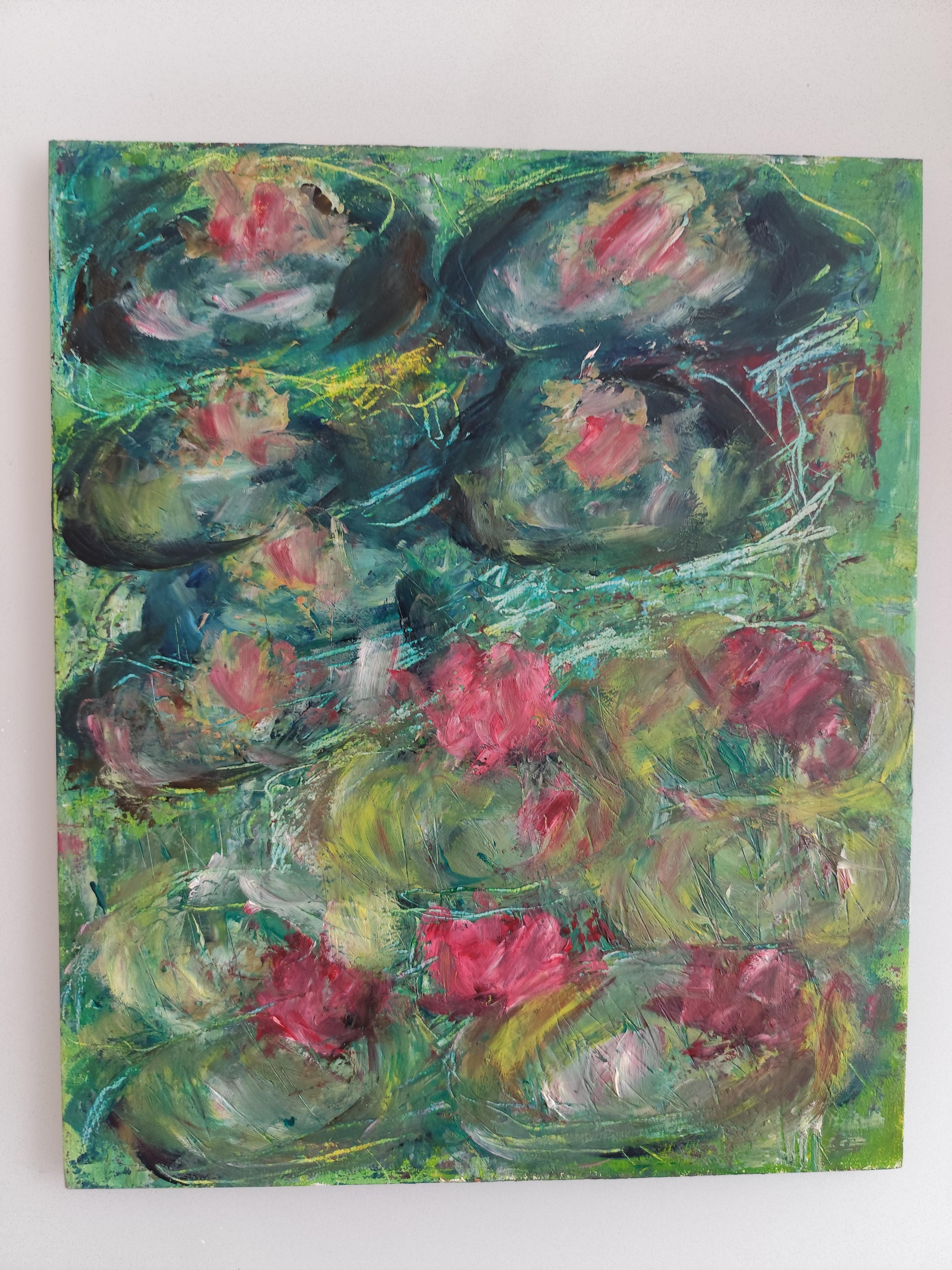 Pintura al óleo impresionista Cartón 