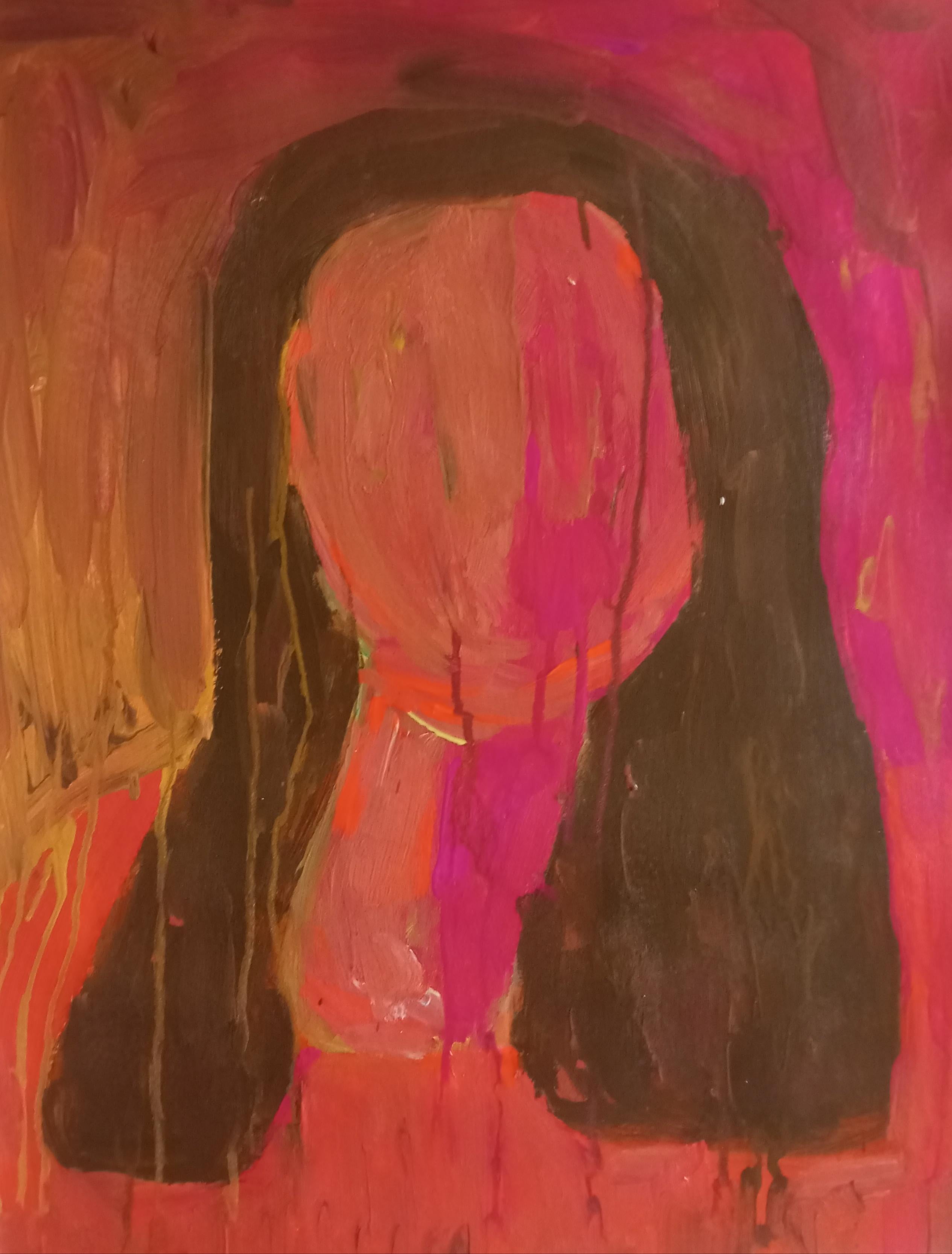 Natalya Mougenot  Portrait Painting – Innere Stärke 