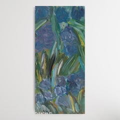 "Irises in bloom" ( expressionist painting inspired by Van Gogh)