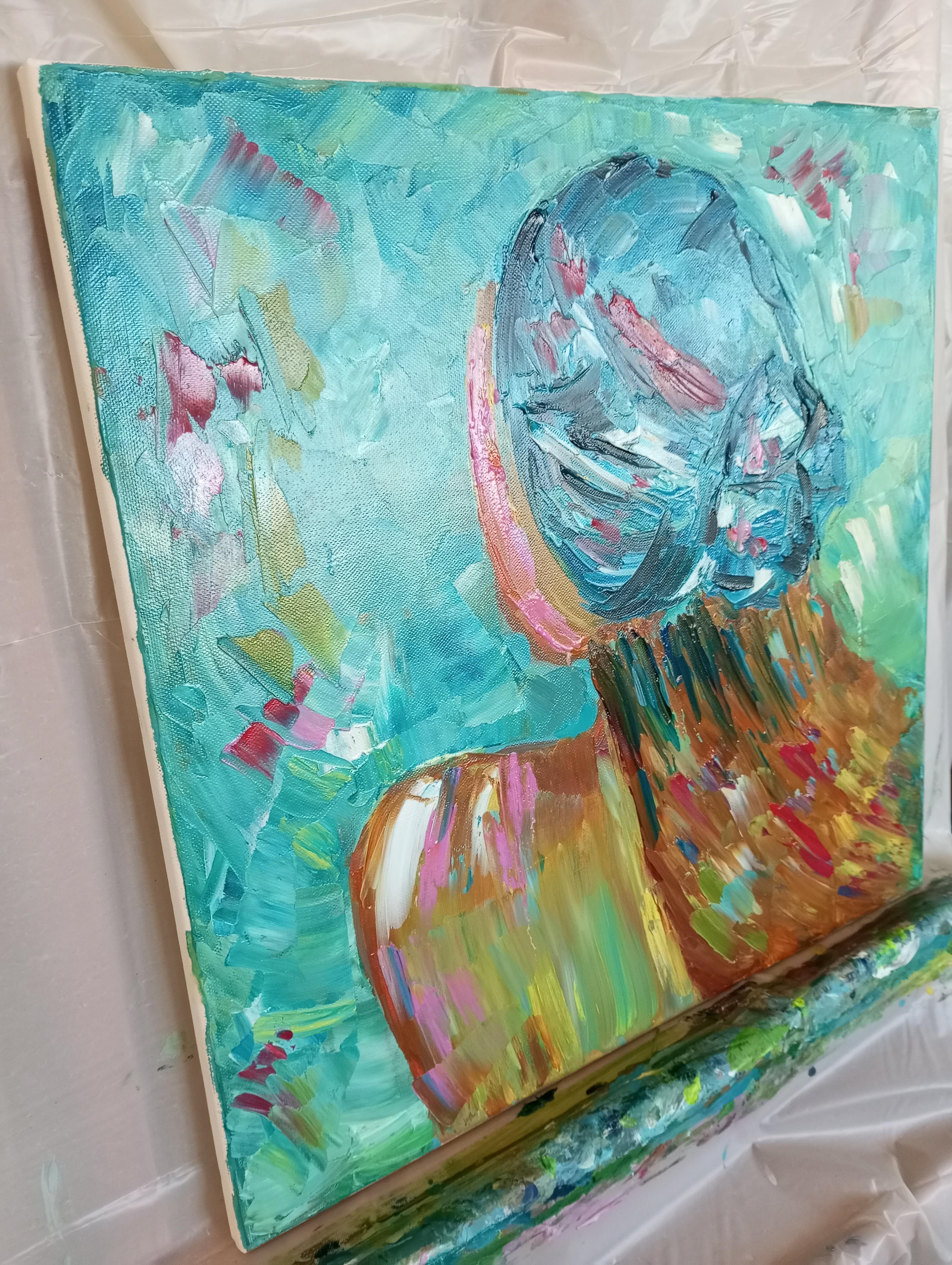 „Love.Life.Summer“ (Gemälde einer Frau am Strand) im Angebot 12