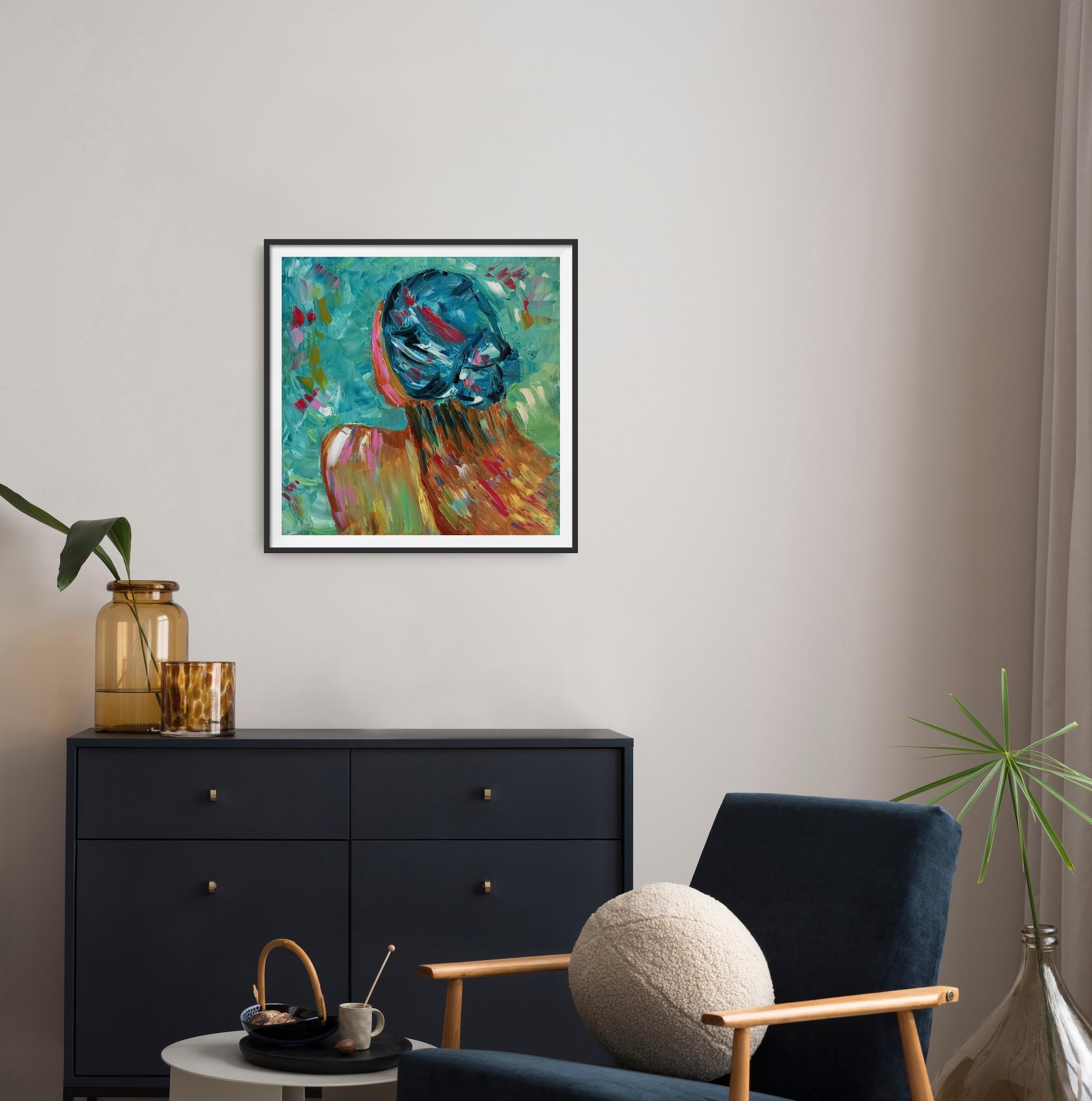 Dieses Kunstwerk ist Teil meiner neuen Periode in meinem künstlerischen Ausdruck.

Dieses Gemälde, das der Serie 