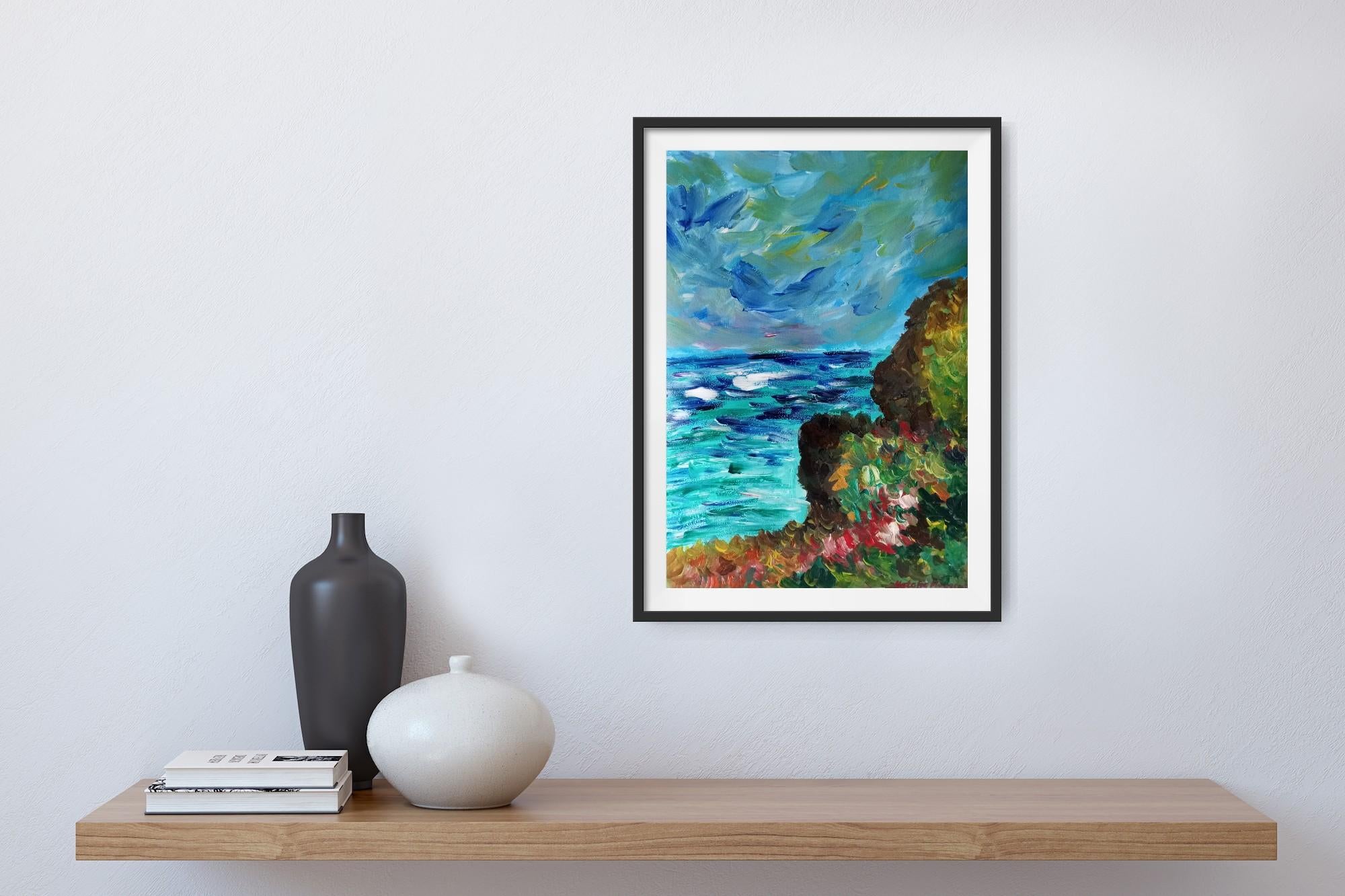 J'aime travailler sur des œuvres d'art semi-abstraites avec une touche d'impressionnisme.
C'est l'une des œuvres d'art qui a été inspirée par la beauté du sud de la France et en particulier de la région de Provence. J'ai certainement été inspiré par