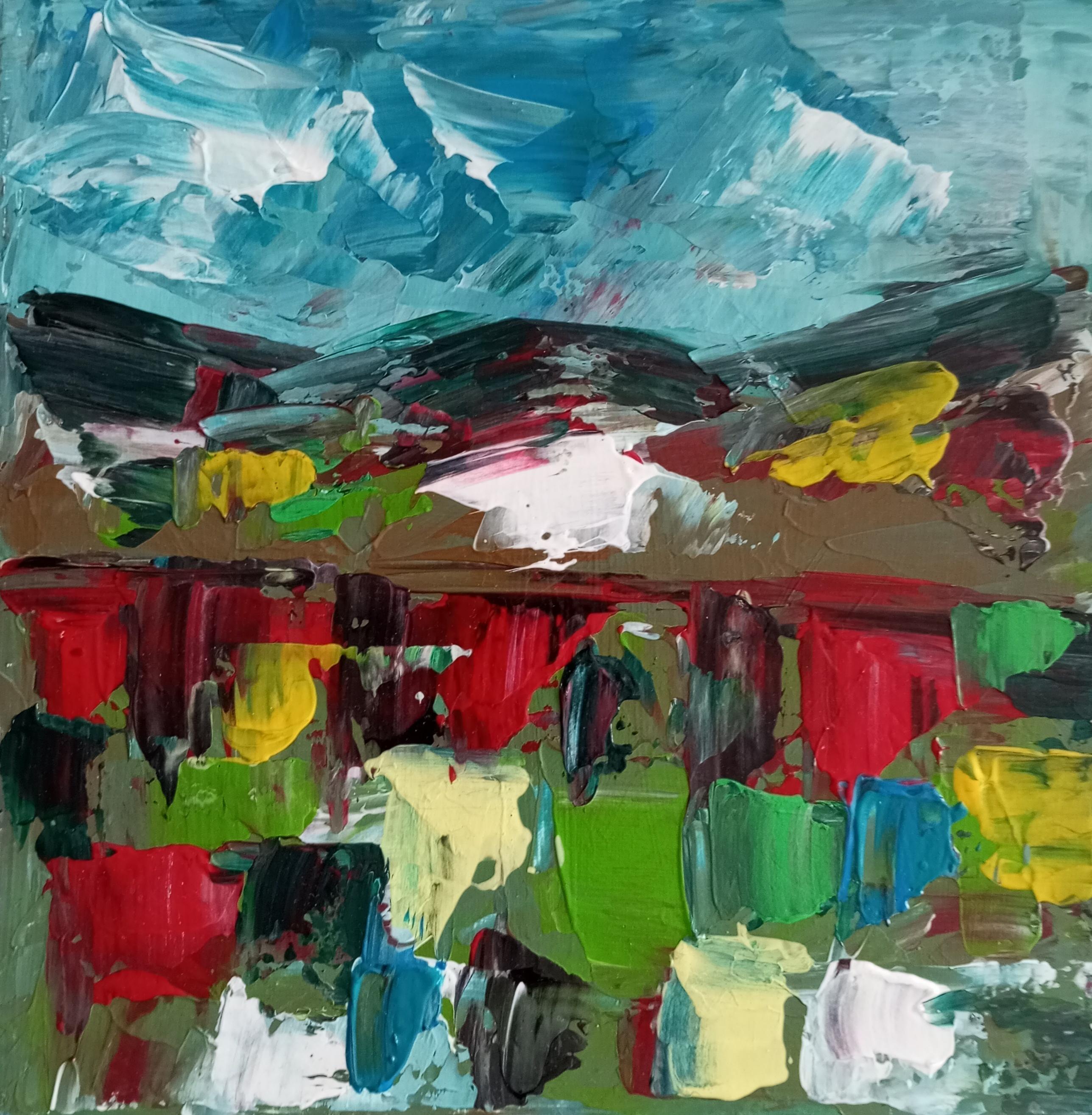 Natalya Mougenot  Abstract Painting -  "Escape"
