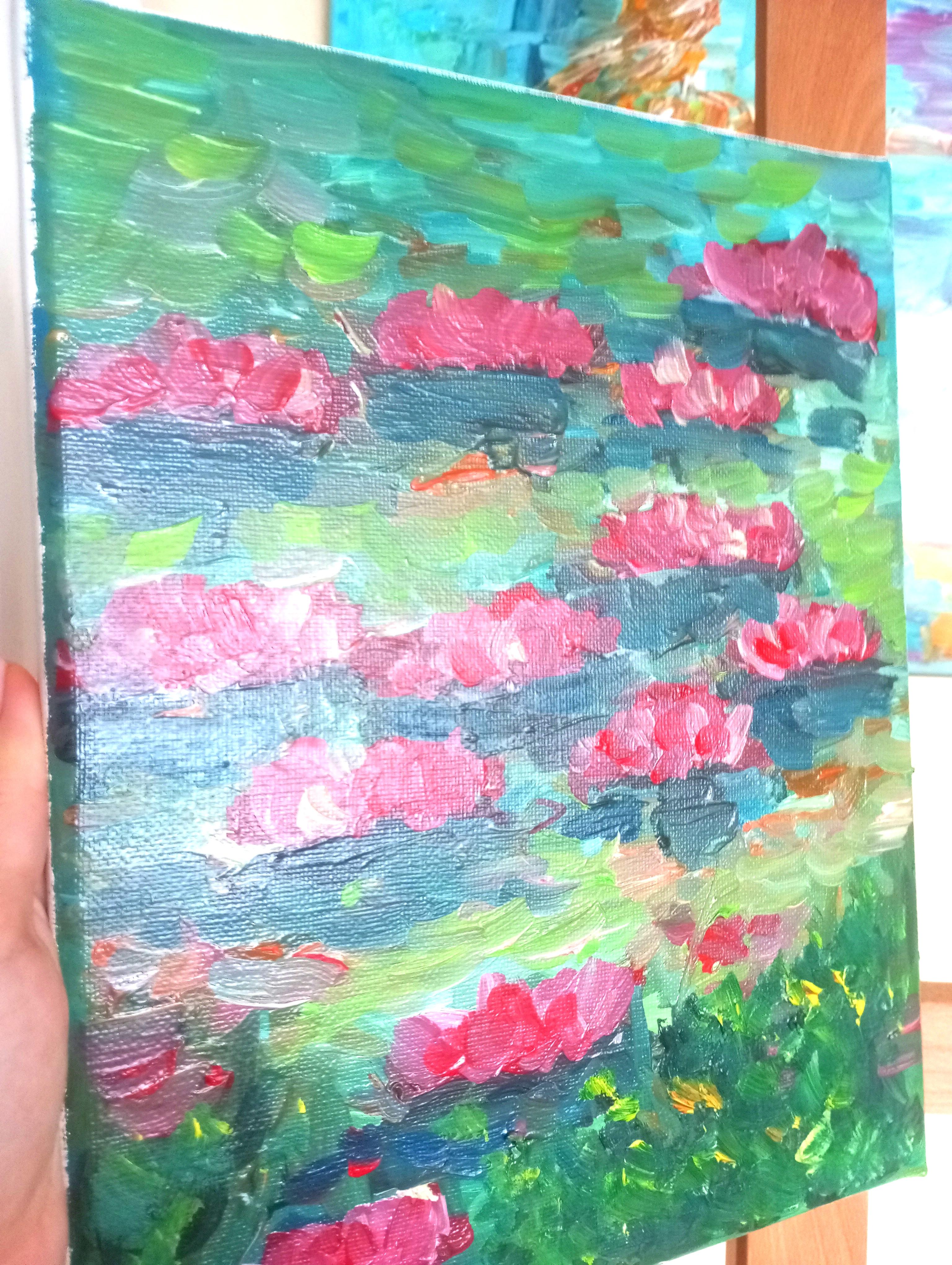Dieses zeitgenössische, friedliche Kunstwerk 