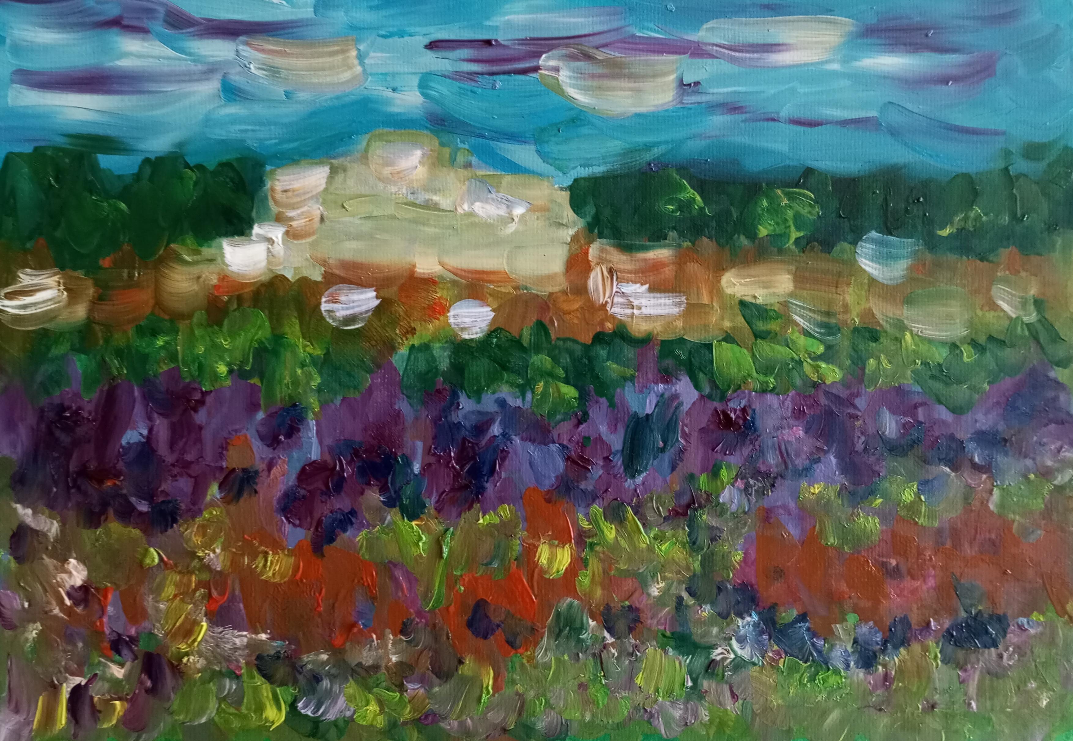 Natalya Mougenot  Landscape Art - "Summer days in Provence"