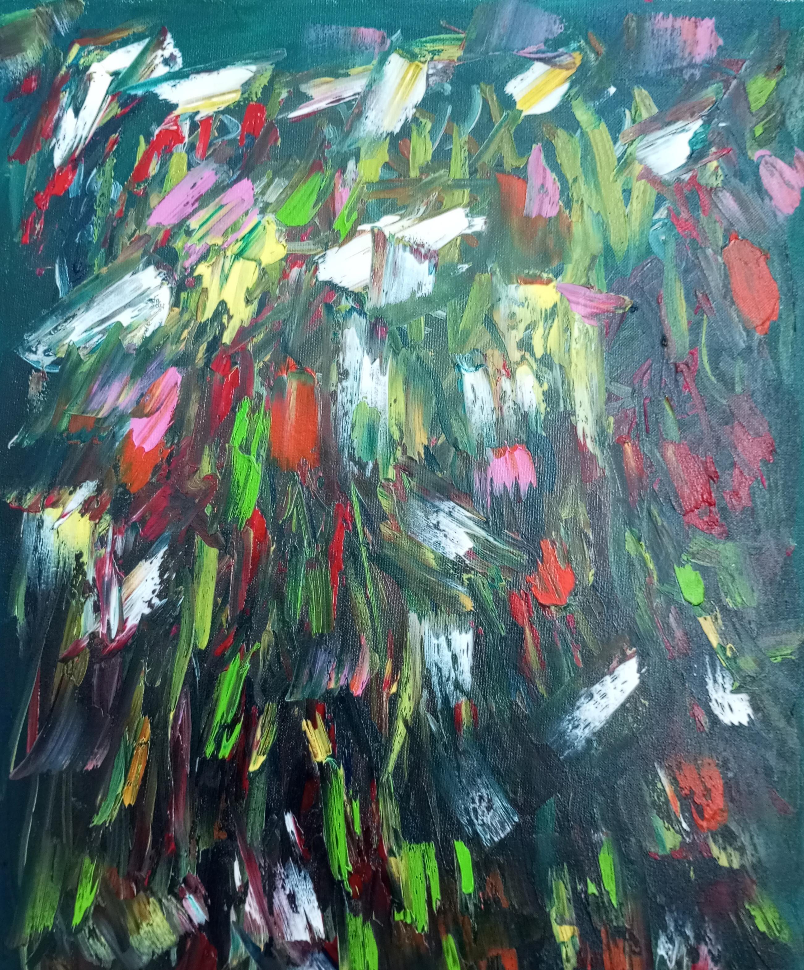 Natalya Mougenot  Interior Painting - "Summer Meadow"