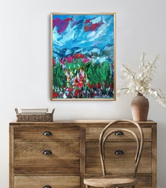 „Sommer meadow in Provence“ (Landschaft in Südfrankreich)