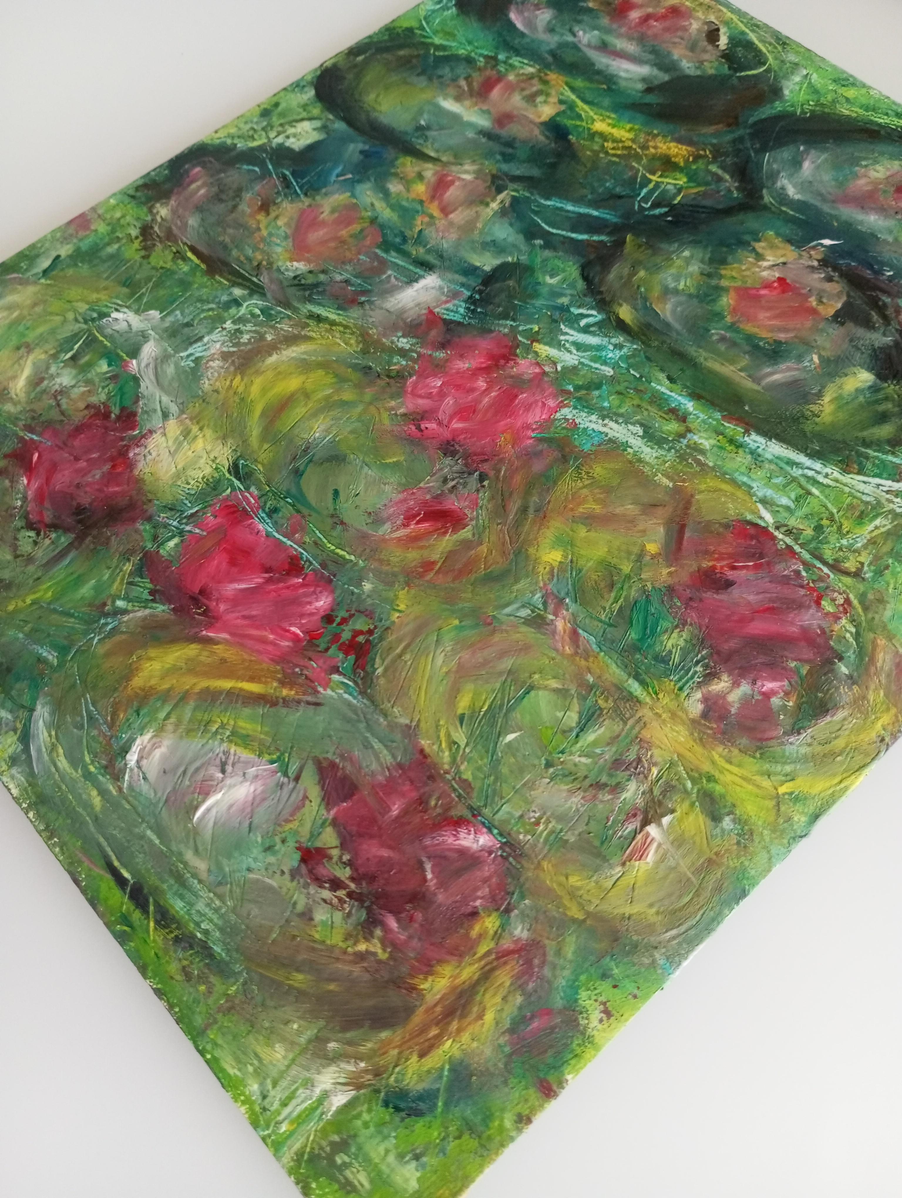 Este hermoso cuadro floral, 