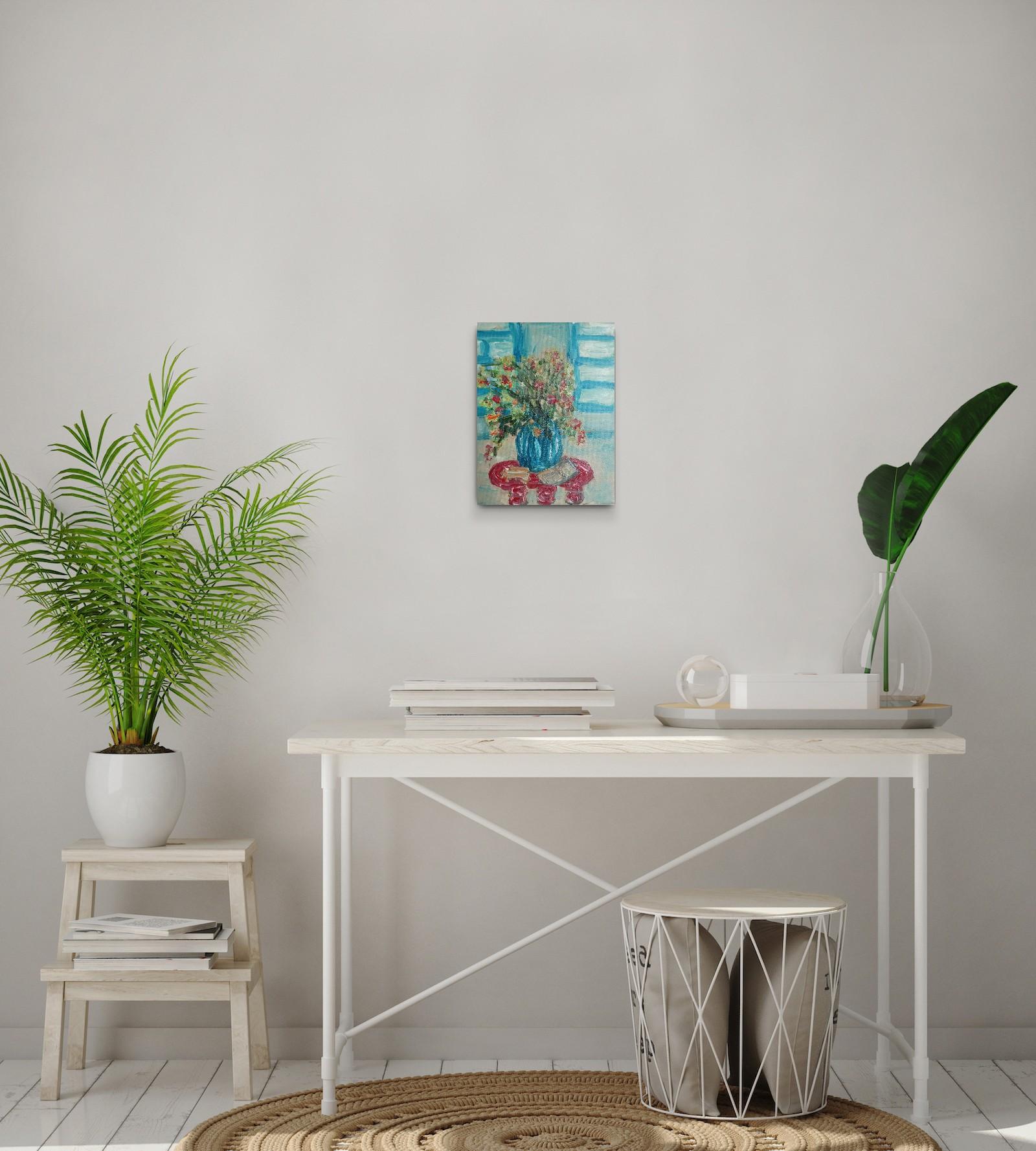 This floral painting  