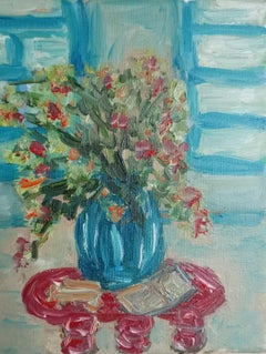 The warm glow of sunshine in the morning (nature morte de fleurs)