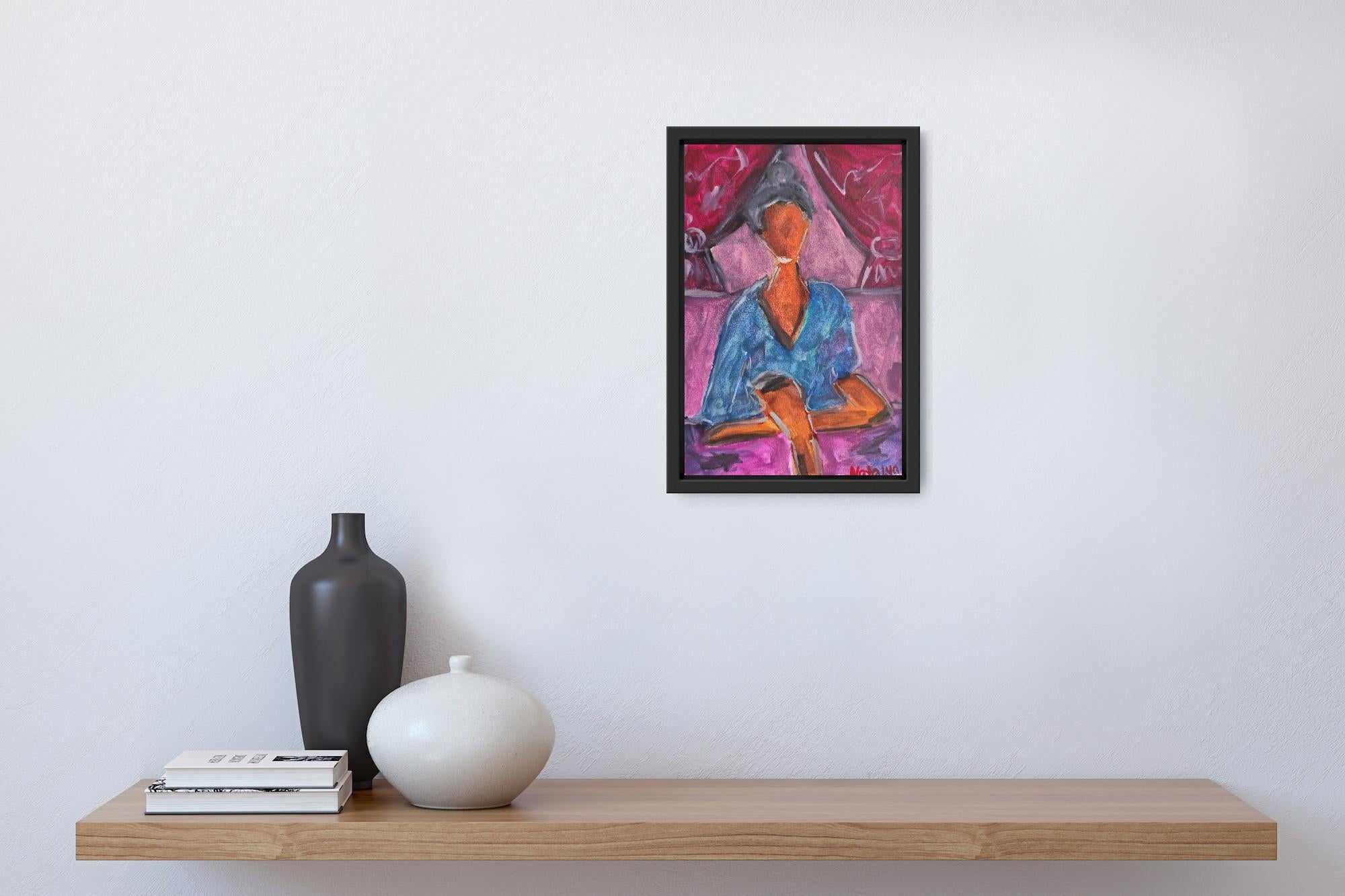 Esta vibrante obra de arte, 