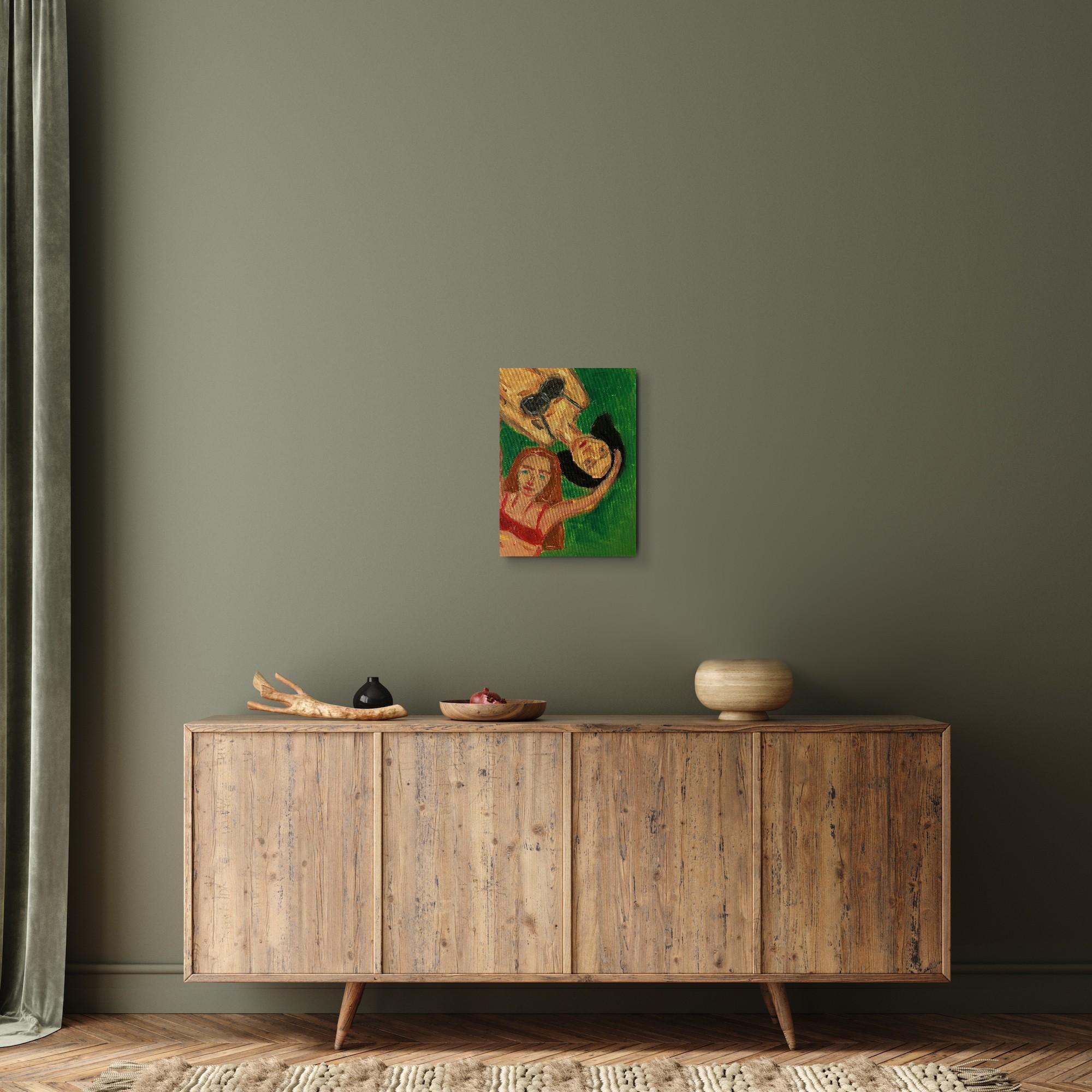 Questo quadro figurativo contemporaneo 