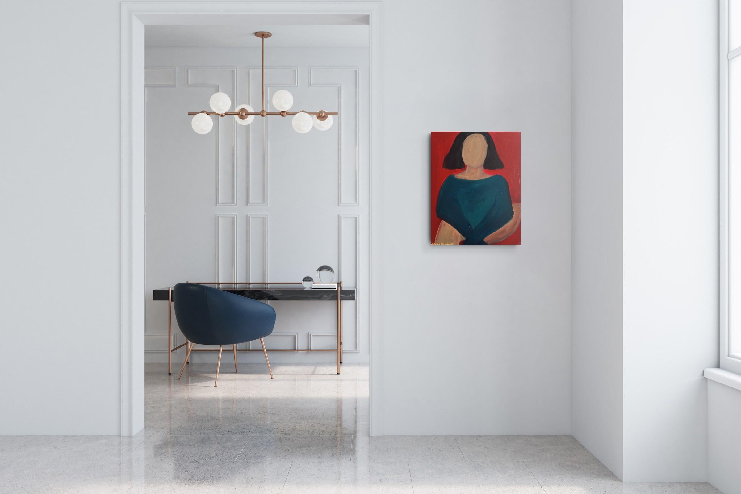 Esta moderna obra de arte figurativa, titulada 