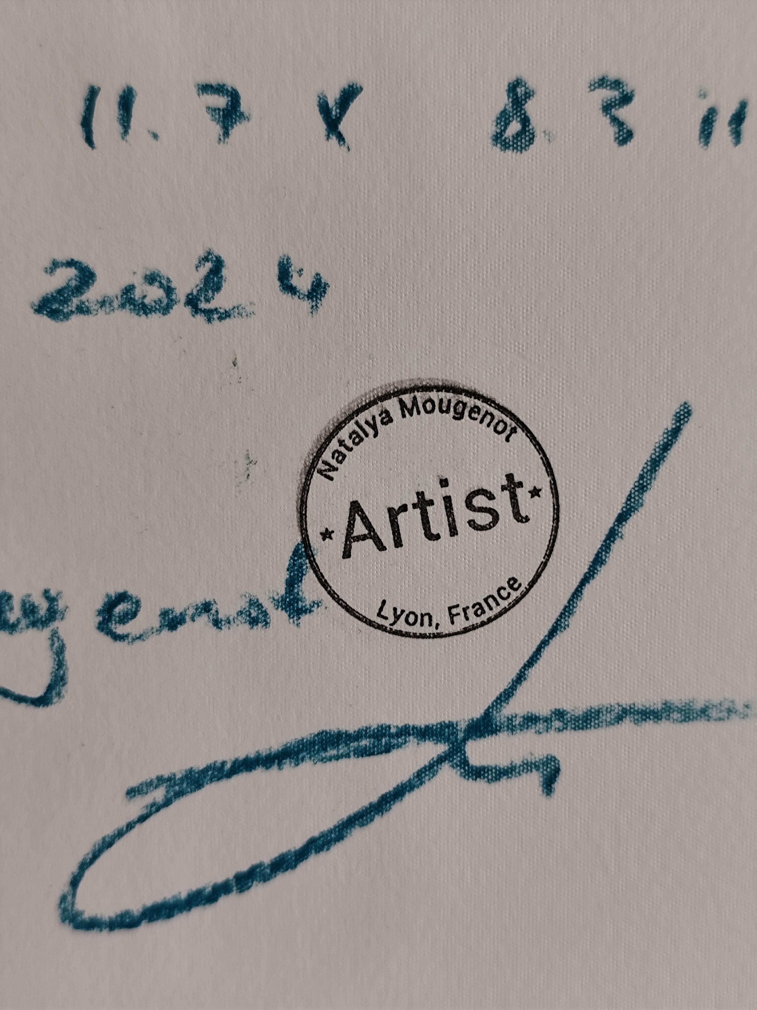 Quadro d'arte figurativa contemporanea di una donna su carta in vendita 3