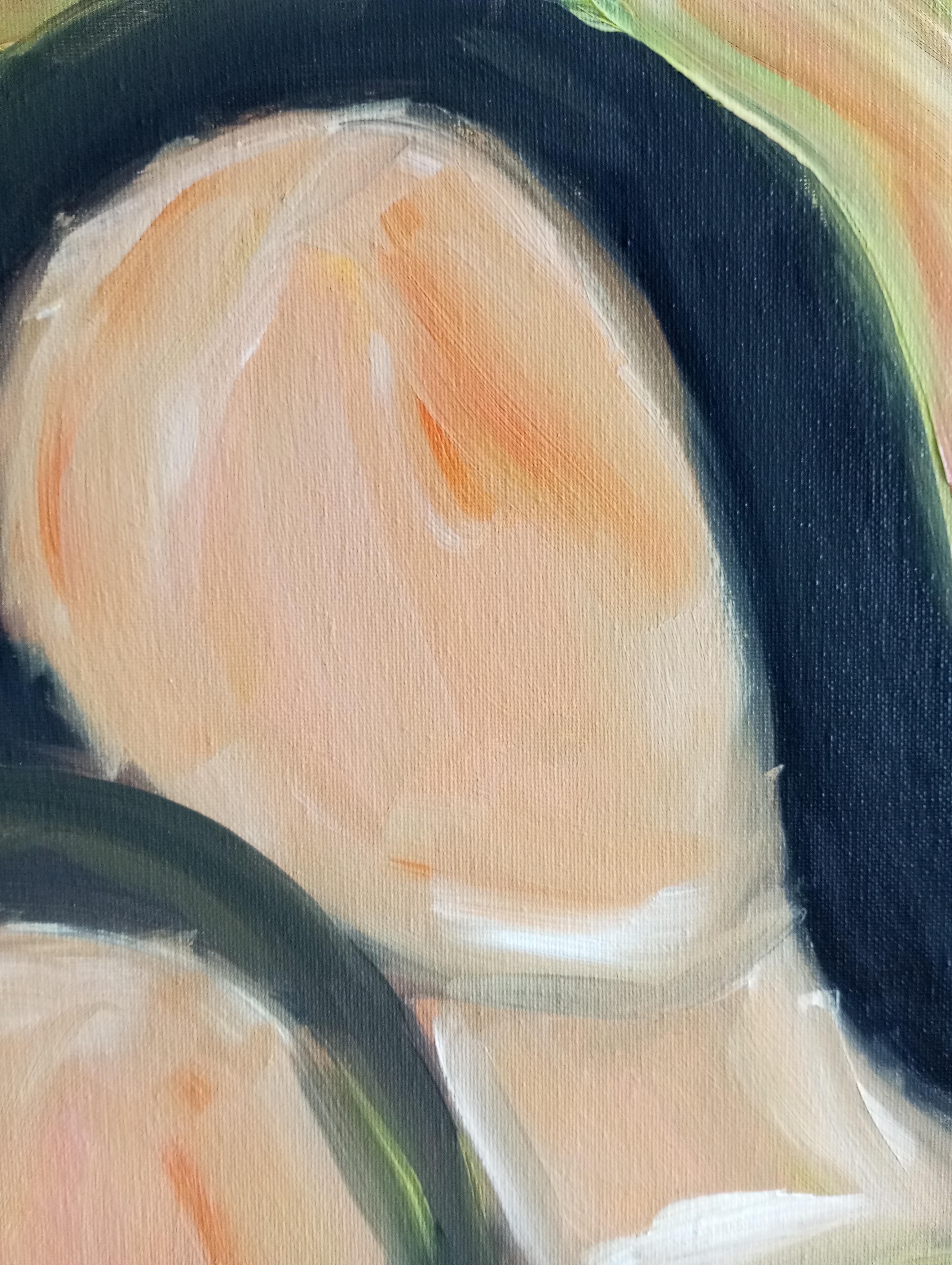 Pittura figurativa contemporanea olio su tela 