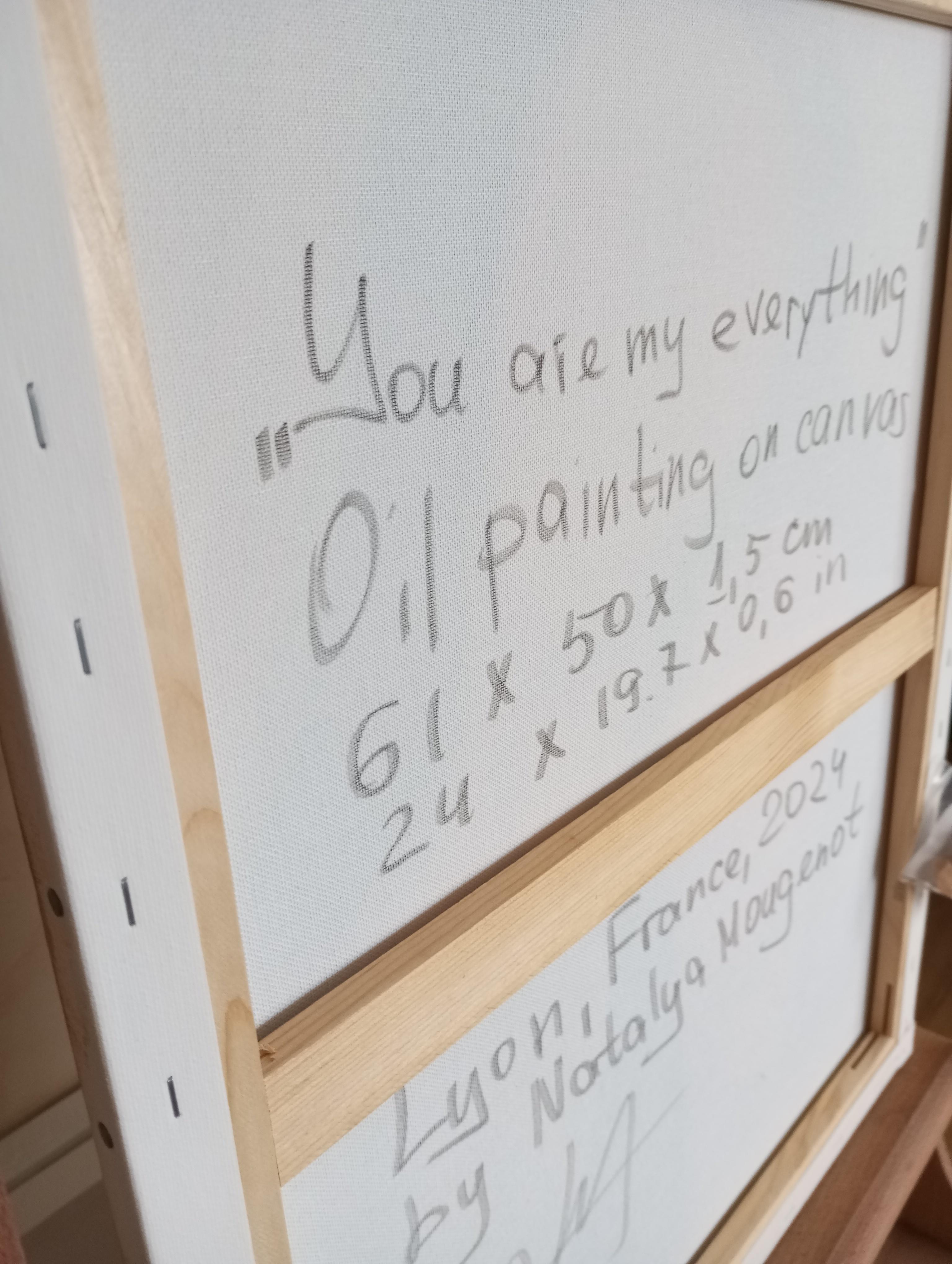 Pittura figurativa contemporanea olio su tela 