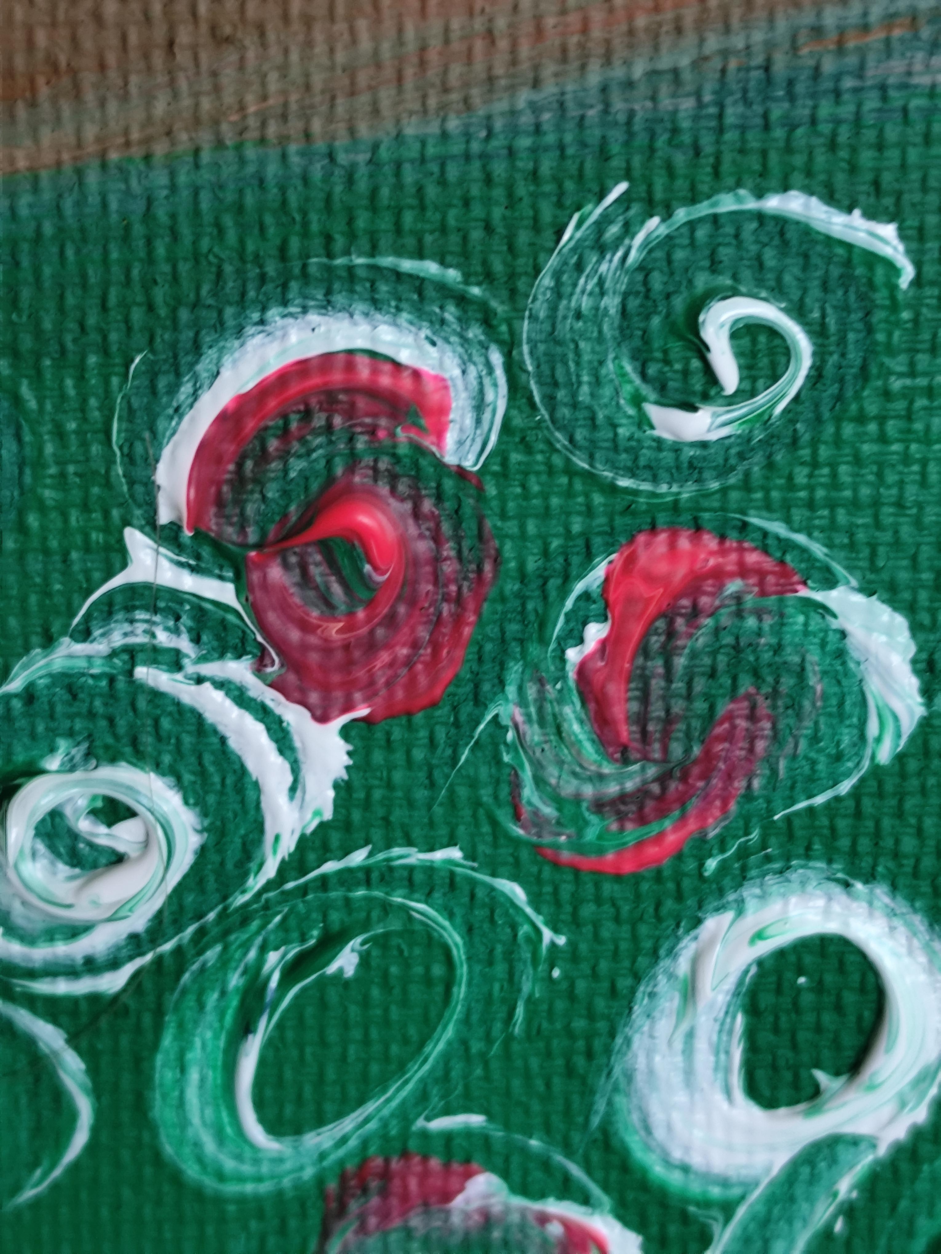 Ritratto astratto espressivo contemporaneo di due donne  