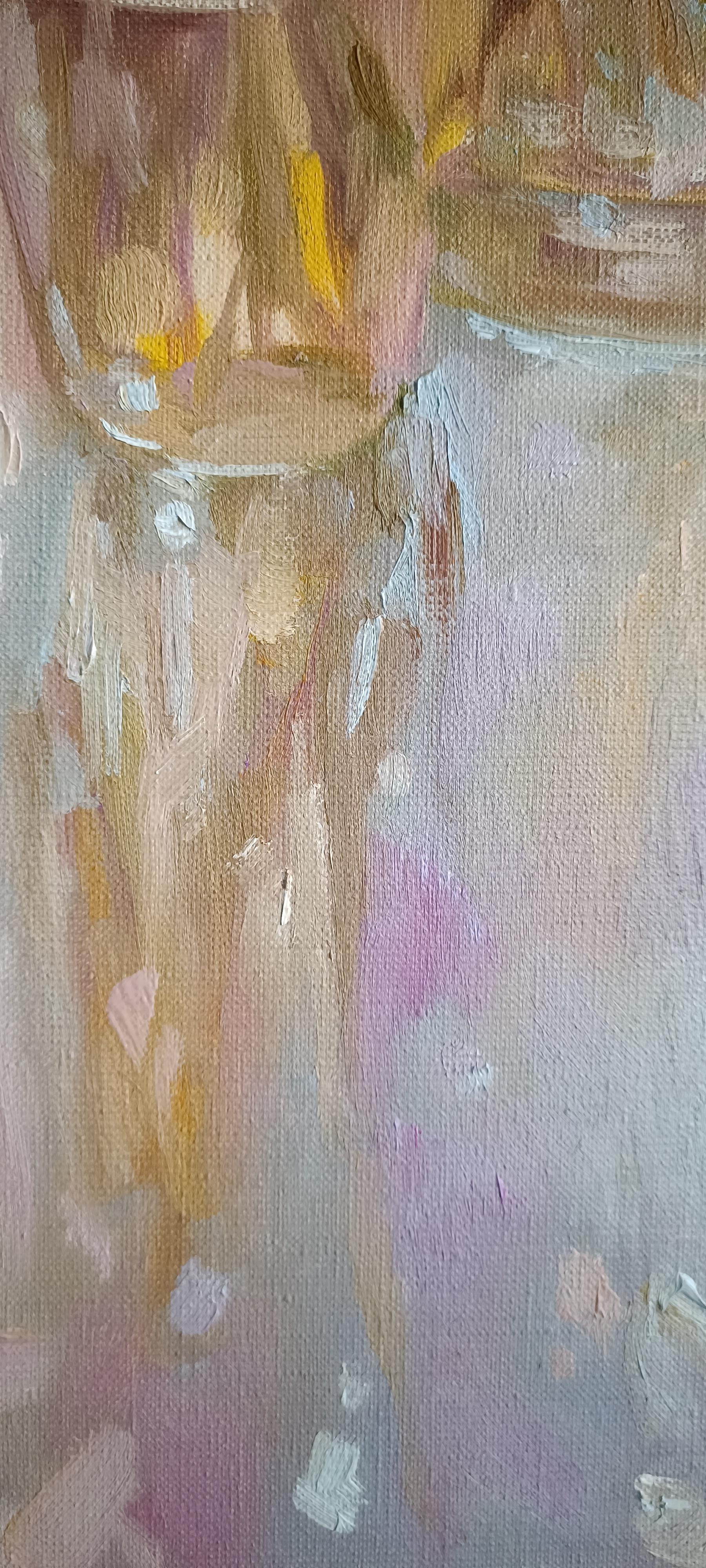 Lilac season. Original oil painting For Sale 3