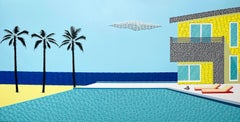 Three Palms  - landscape painting