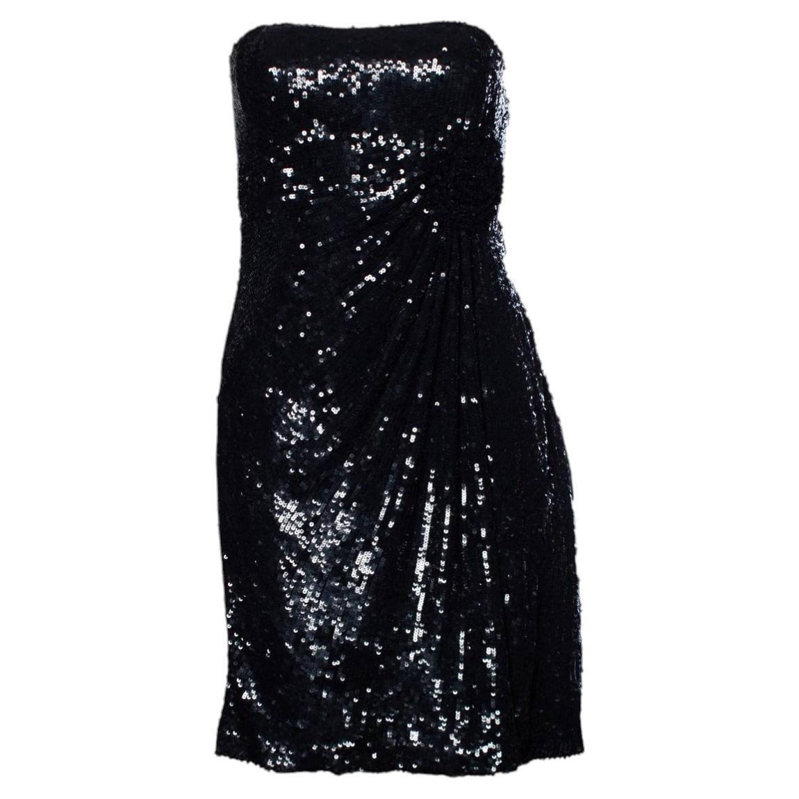 Natan, Strapless dress with sequins