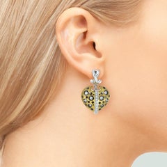 Natasha Collis Natural Diamond 18K Drop Earrings