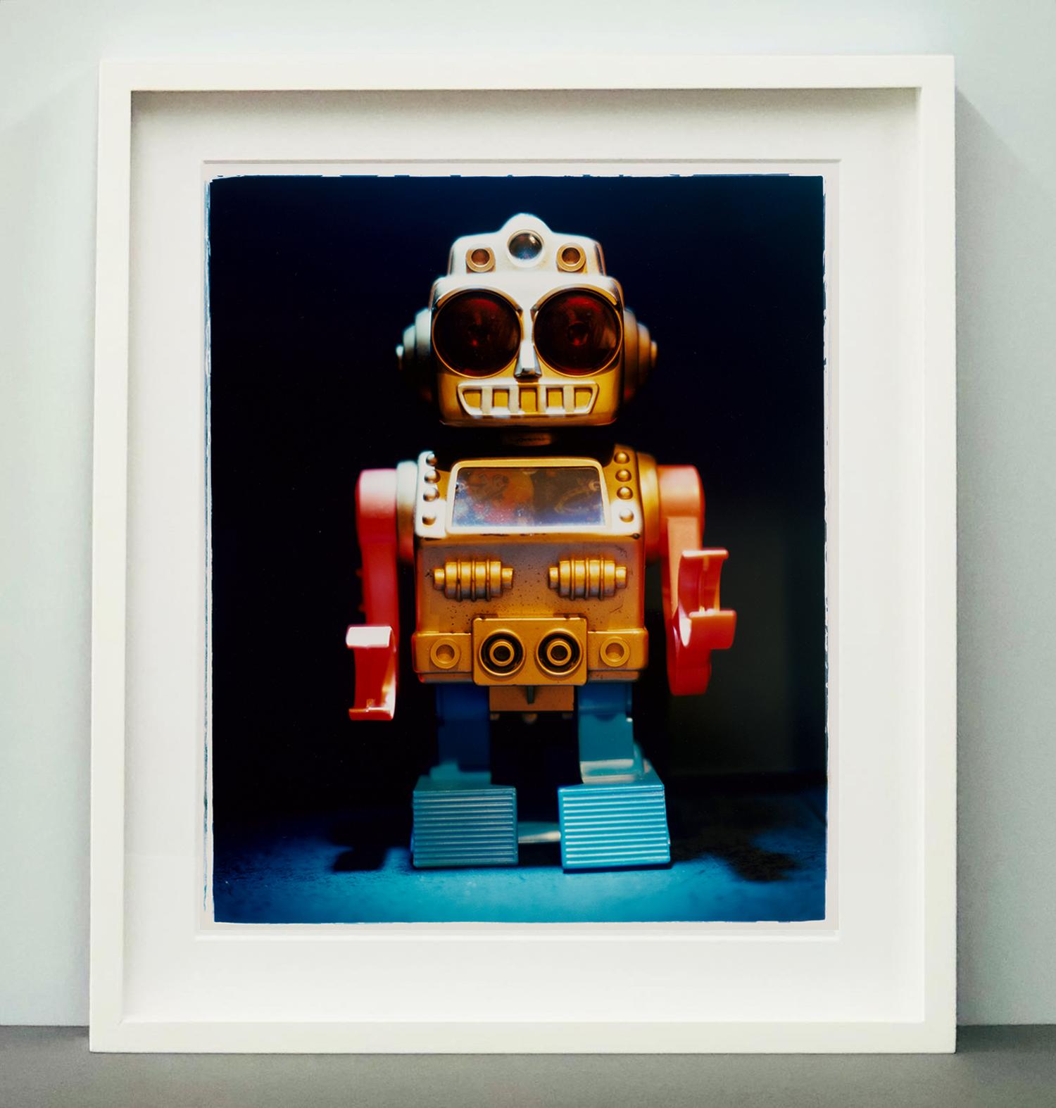 Dark Bot, Natasha Heidler donne vie aux jouets préférés des enfants dans ses photographies conceptuelles.

Cette œuvre d'art est une édition limitée à 25 exemplaires. Il s'agit d'un tirage photographique brillant, monté à sec sur de l'aluminium,